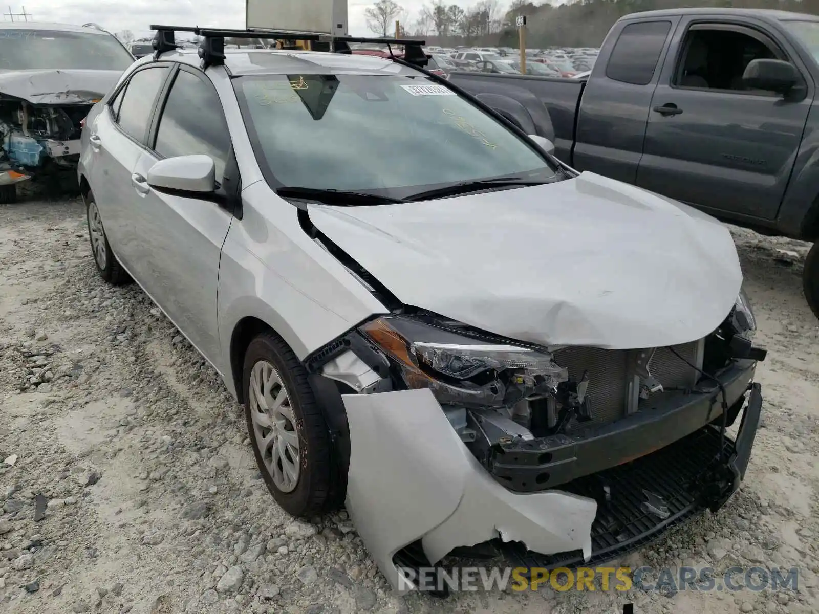 1 Photograph of a damaged car 2T1BURHE0KC125560 TOYOTA COROLLA 2019