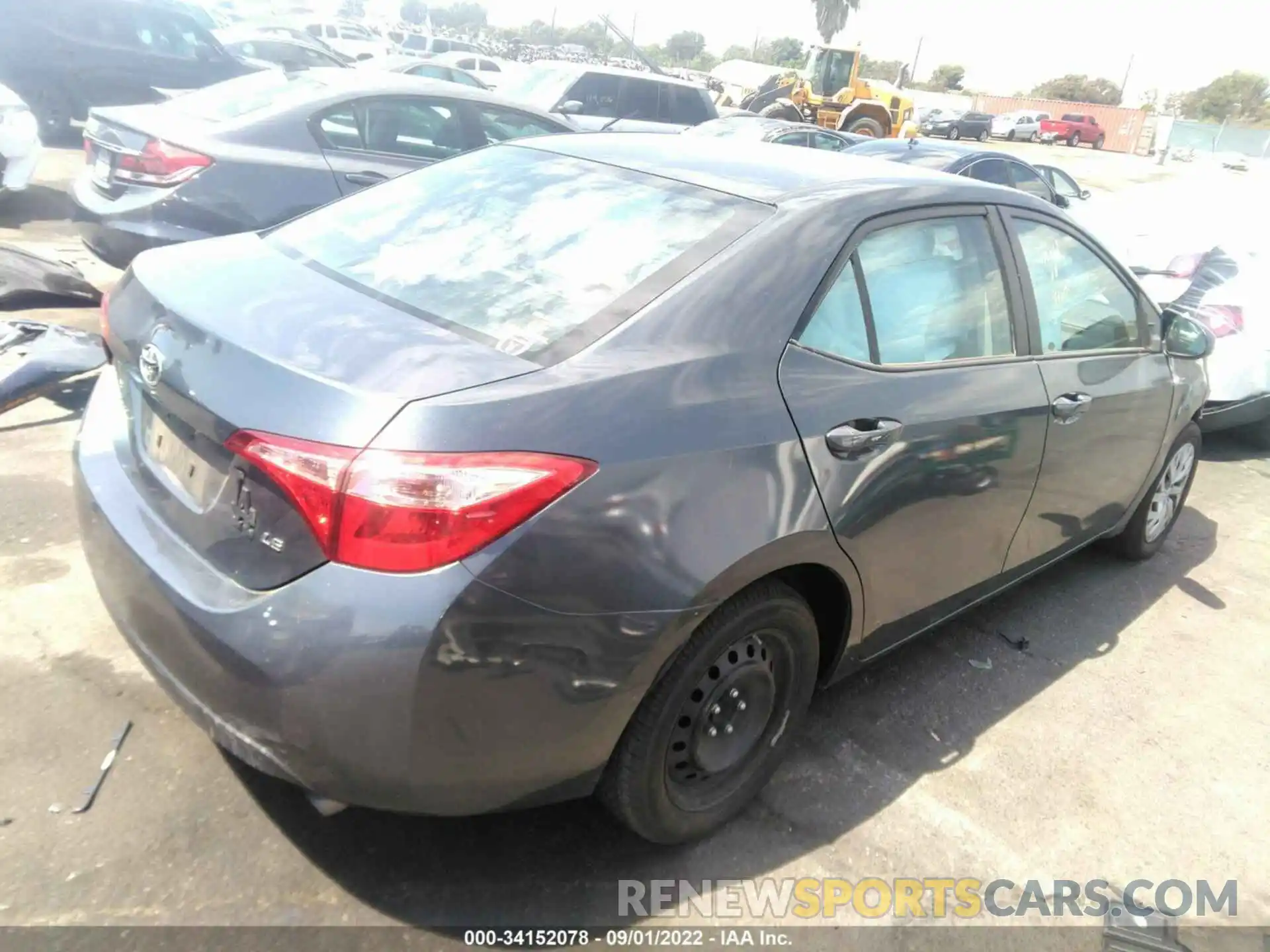 4 Photograph of a damaged car 2T1BURHE0KC125848 TOYOTA COROLLA 2019