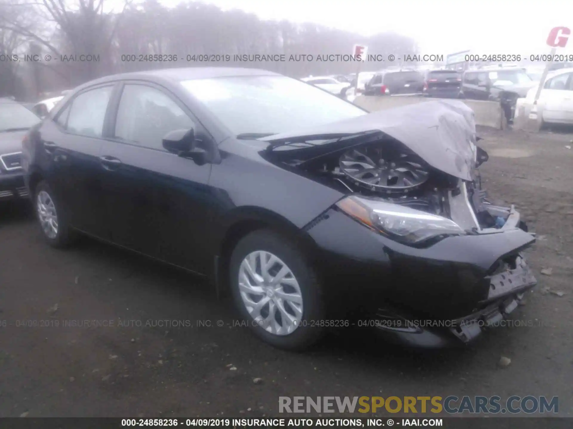 1 Photograph of a damaged car 2T1BURHE0KC126174 TOYOTA COROLLA 2019