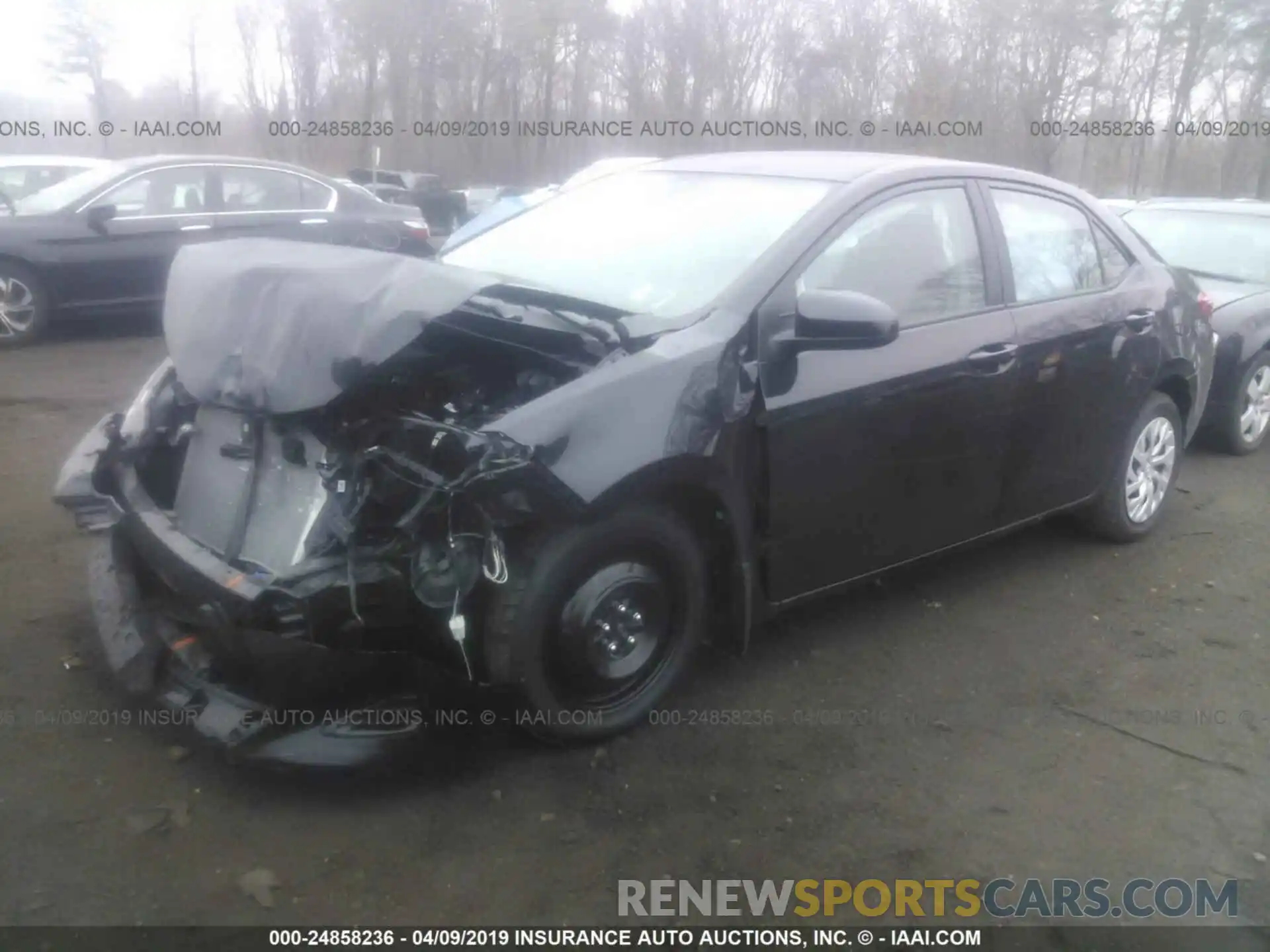 2 Photograph of a damaged car 2T1BURHE0KC126174 TOYOTA COROLLA 2019