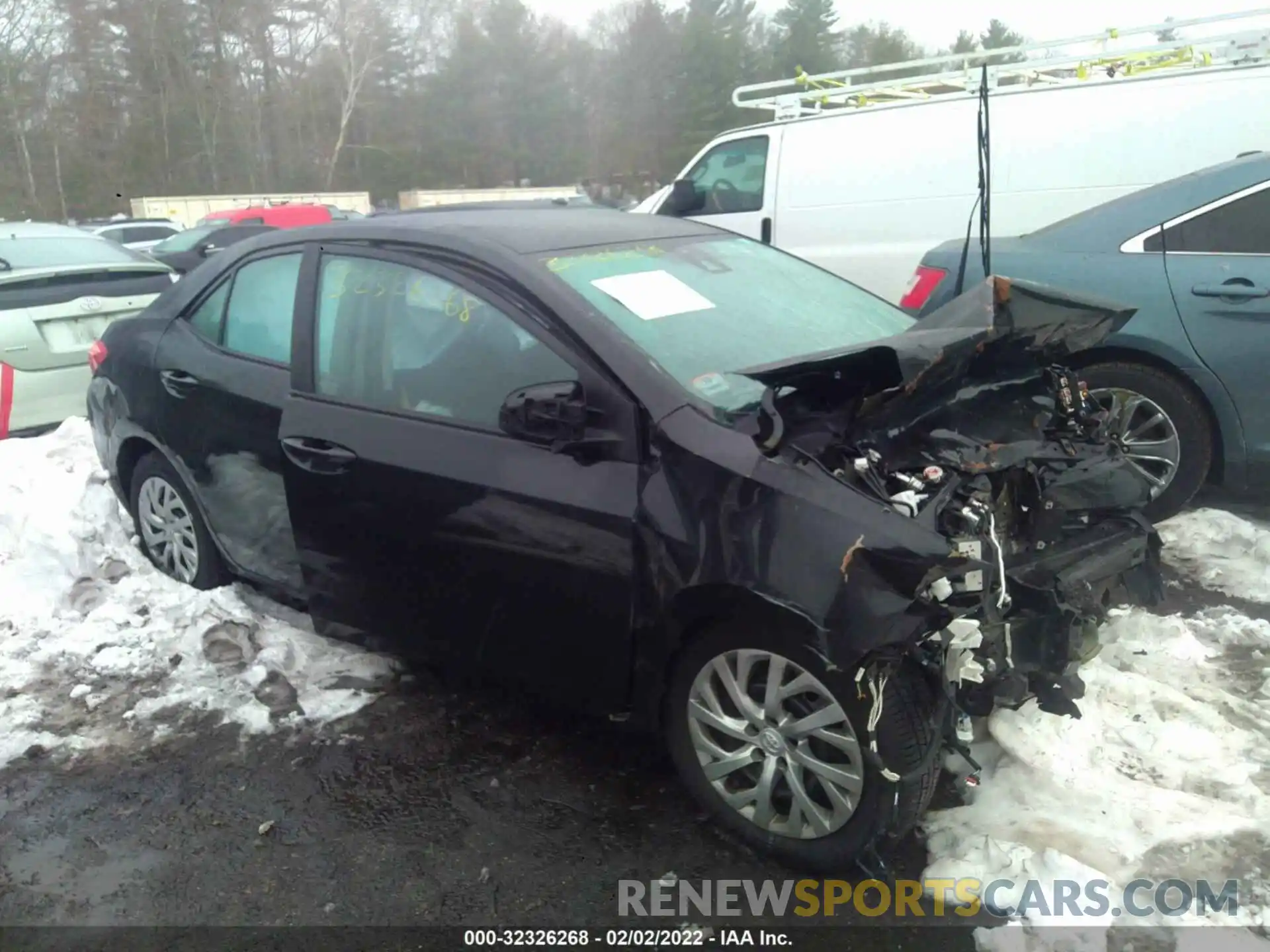 1 Photograph of a damaged car 2T1BURHE0KC126336 TOYOTA COROLLA 2019