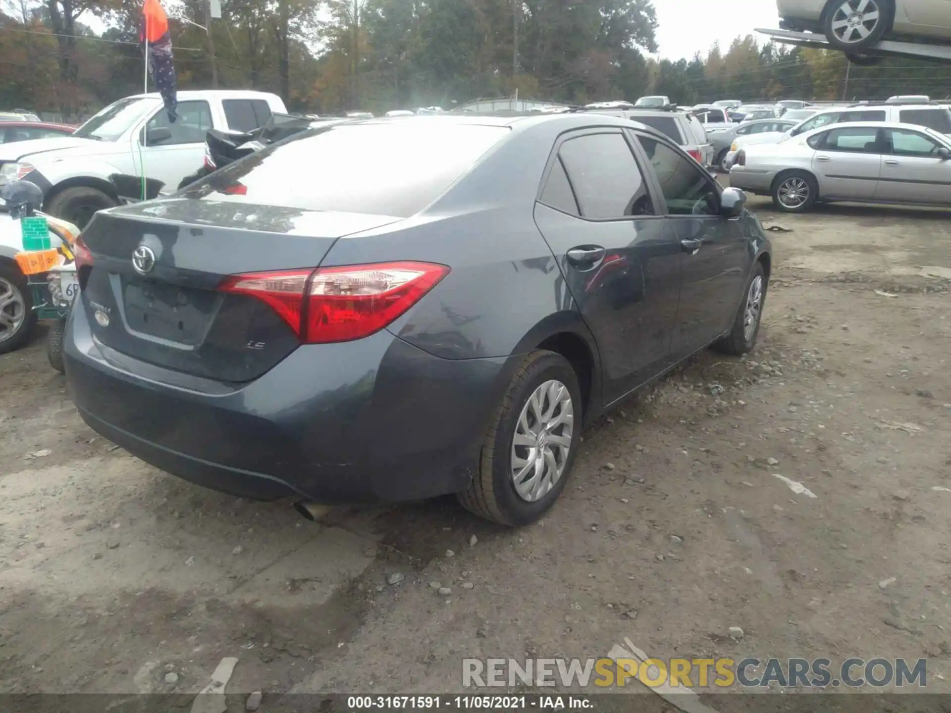 4 Photograph of a damaged car 2T1BURHE0KC126448 TOYOTA COROLLA 2019