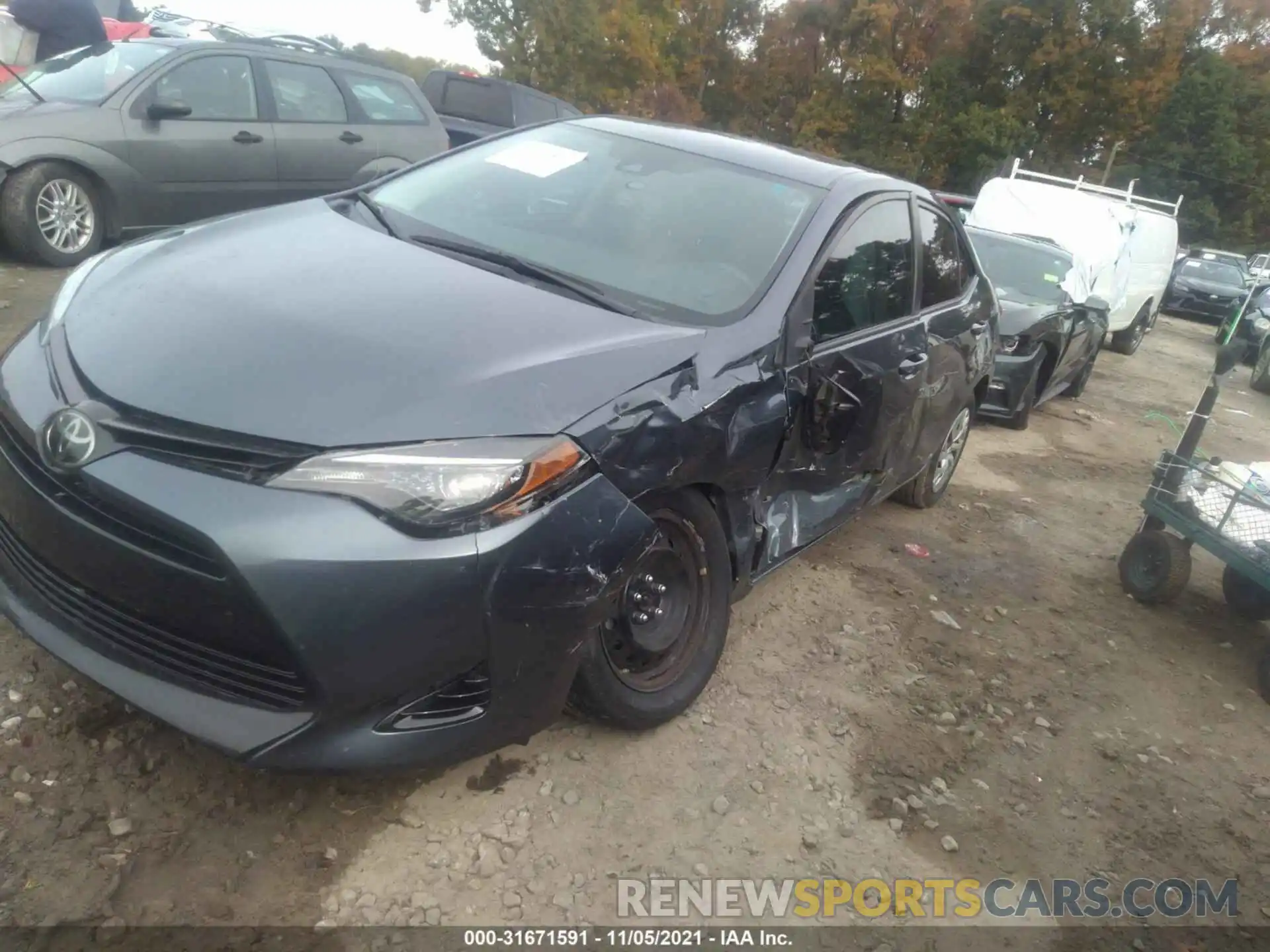 6 Photograph of a damaged car 2T1BURHE0KC126448 TOYOTA COROLLA 2019