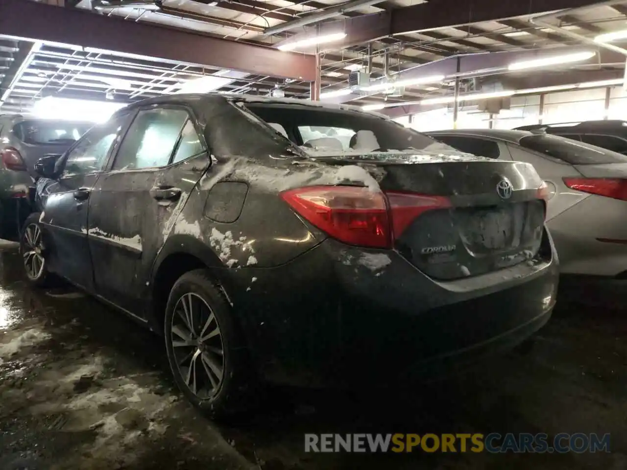 3 Photograph of a damaged car 2T1BURHE0KC126708 TOYOTA COROLLA 2019