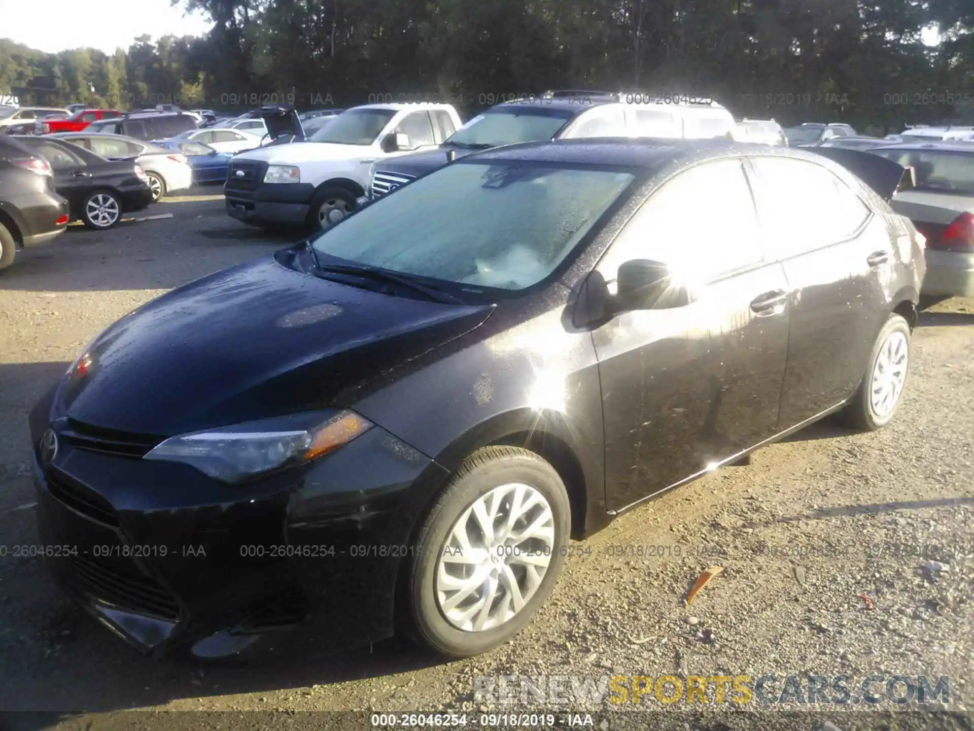 2 Photograph of a damaged car 2T1BURHE0KC126899 TOYOTA COROLLA 2019