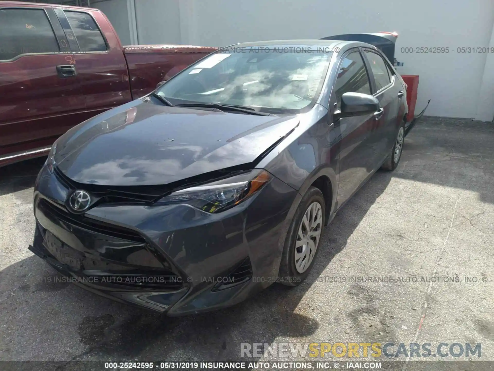 2 Photograph of a damaged car 2T1BURHE0KC127177 TOYOTA COROLLA 2019