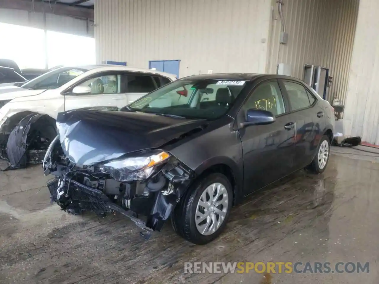 2 Photograph of a damaged car 2T1BURHE0KC127230 TOYOTA COROLLA 2019