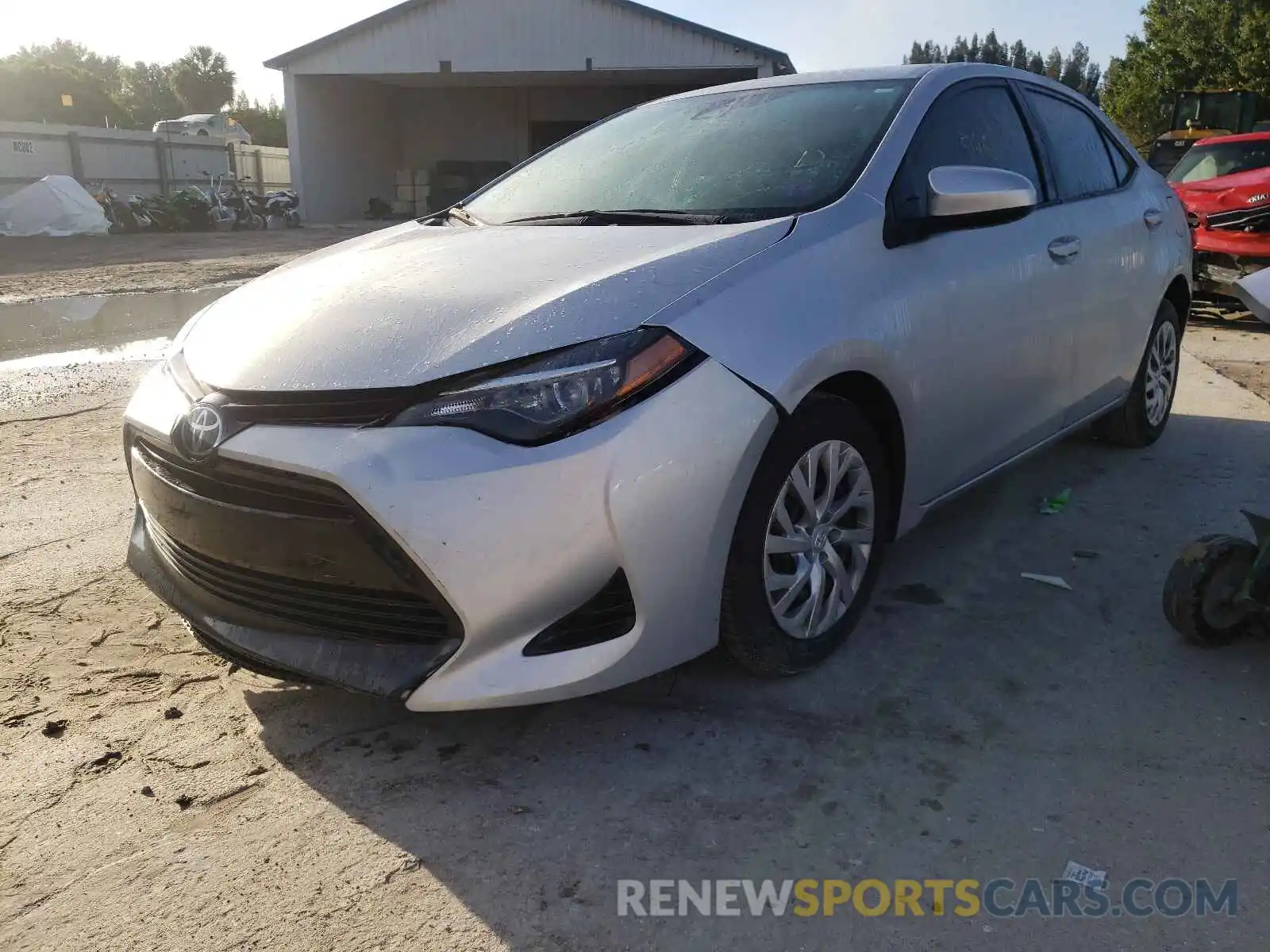 2 Photograph of a damaged car 2T1BURHE0KC127308 TOYOTA COROLLA 2019