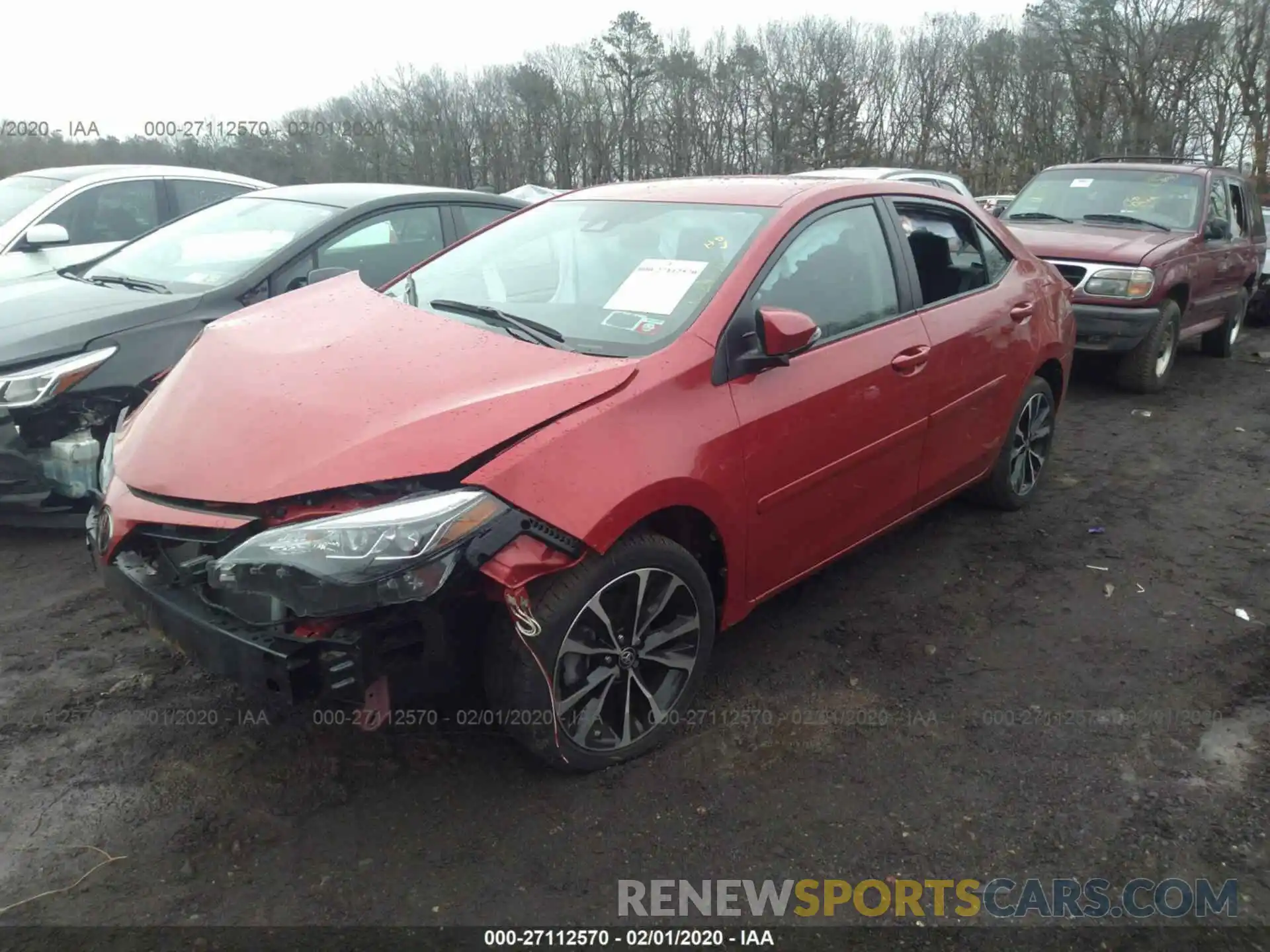 2 Photograph of a damaged car 2T1BURHE0KC127714 TOYOTA COROLLA 2019