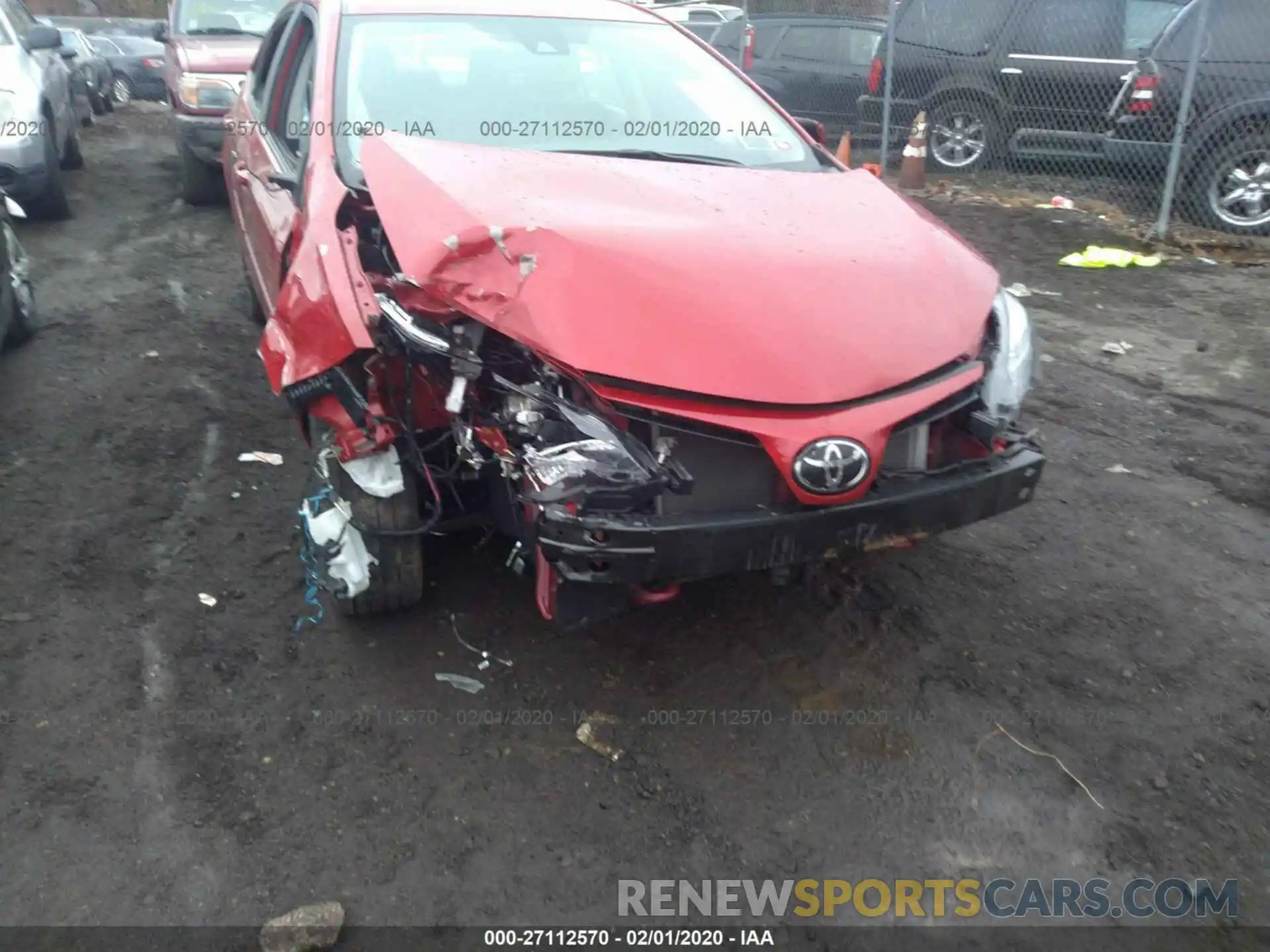 6 Photograph of a damaged car 2T1BURHE0KC127714 TOYOTA COROLLA 2019