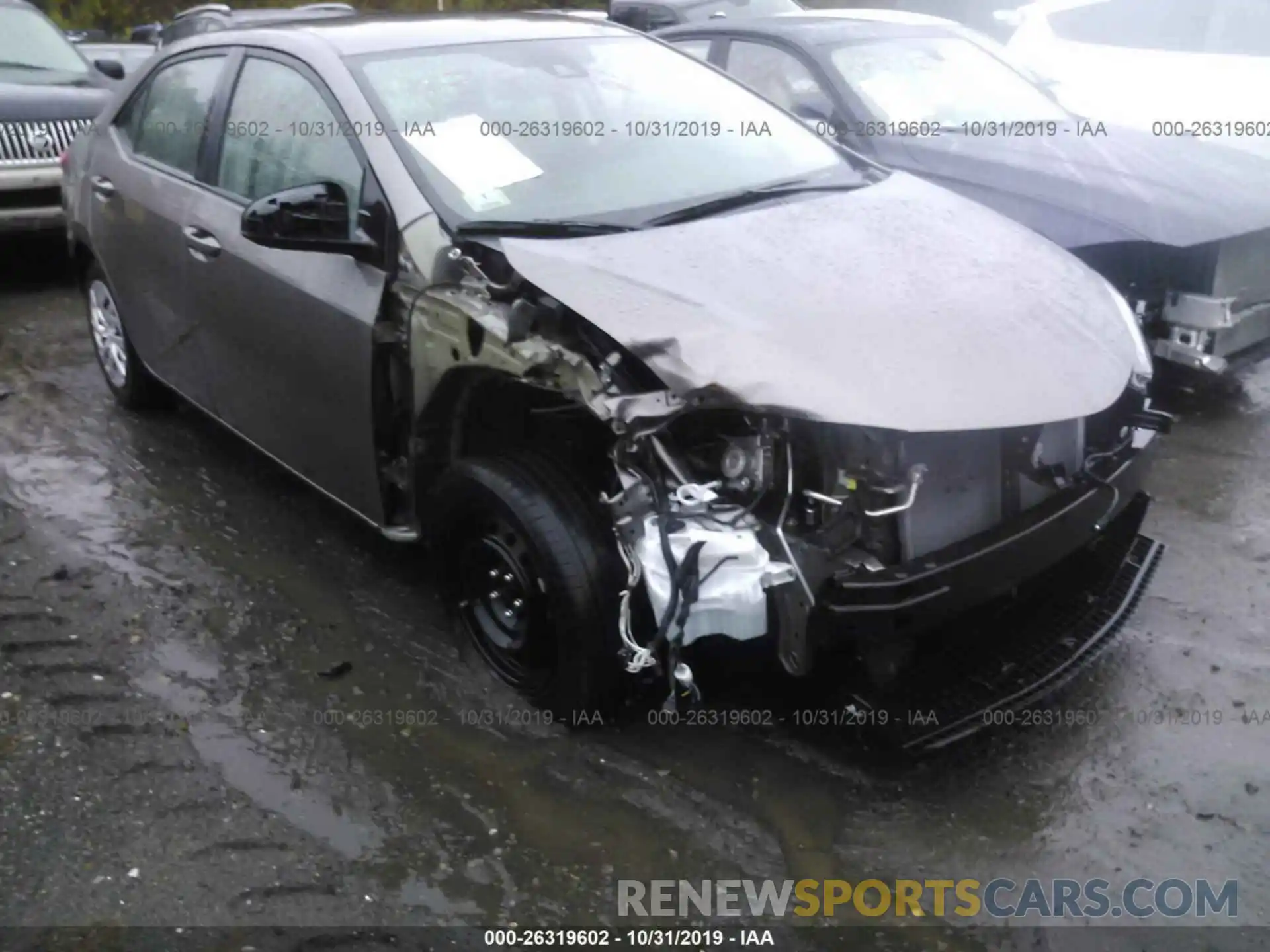 1 Photograph of a damaged car 2T1BURHE0KC127891 TOYOTA COROLLA 2019