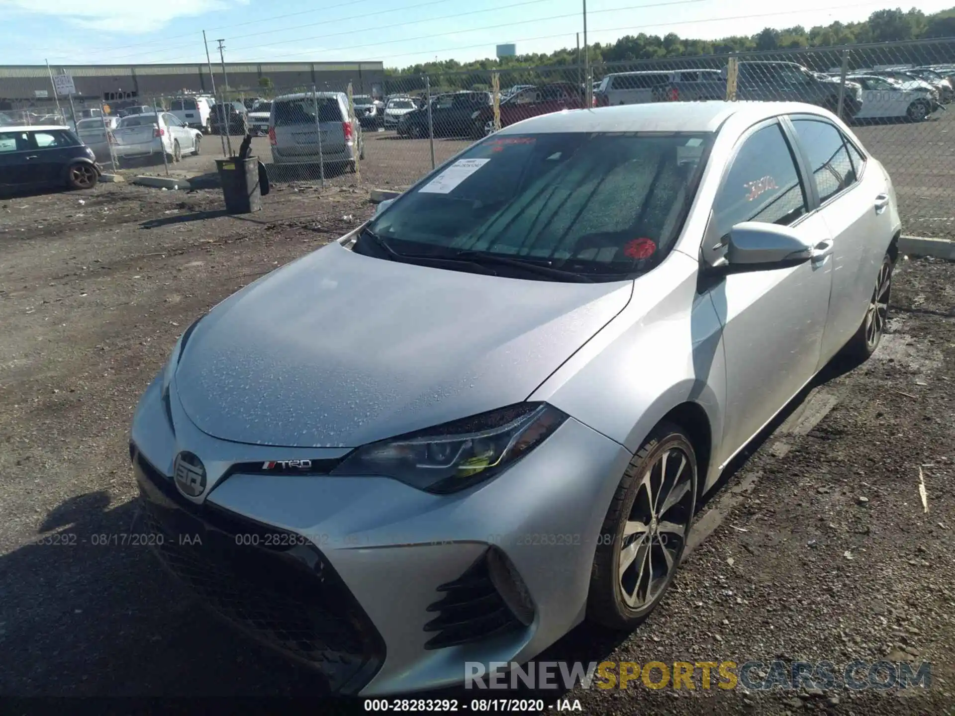 2 Photograph of a damaged car 2T1BURHE0KC128040 TOYOTA COROLLA 2019