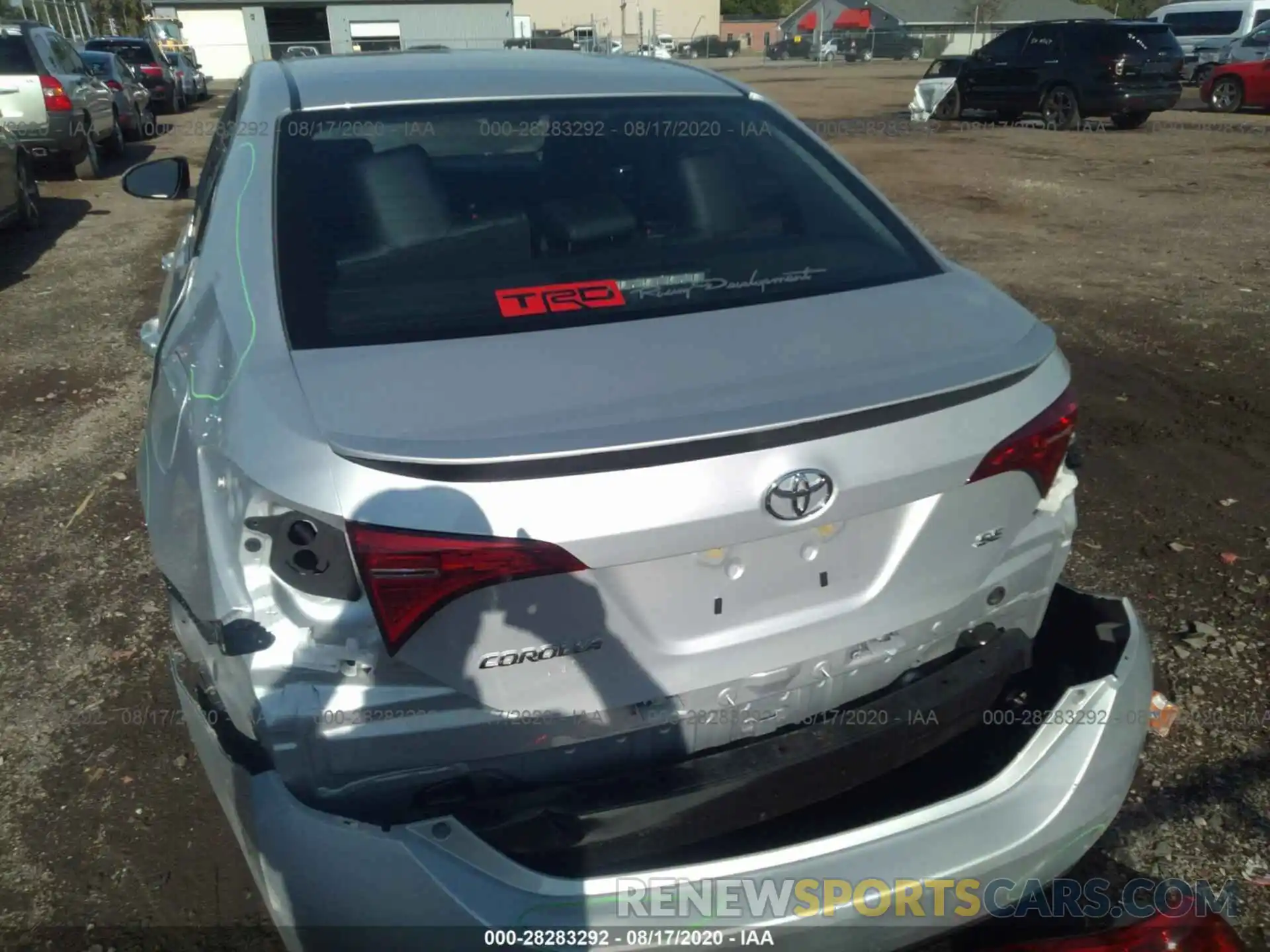 6 Photograph of a damaged car 2T1BURHE0KC128040 TOYOTA COROLLA 2019