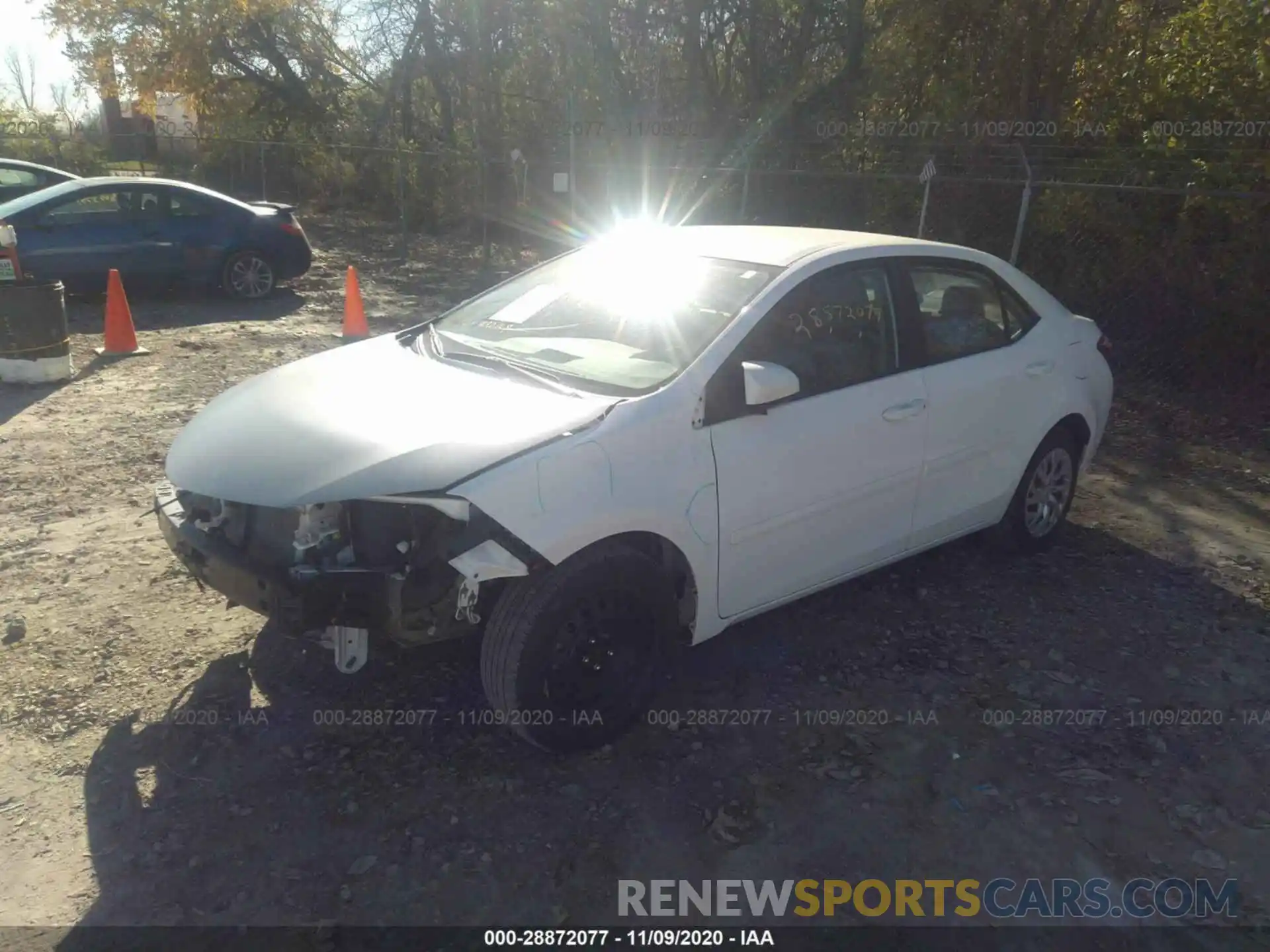 2 Photograph of a damaged car 2T1BURHE0KC128720 TOYOTA COROLLA 2019