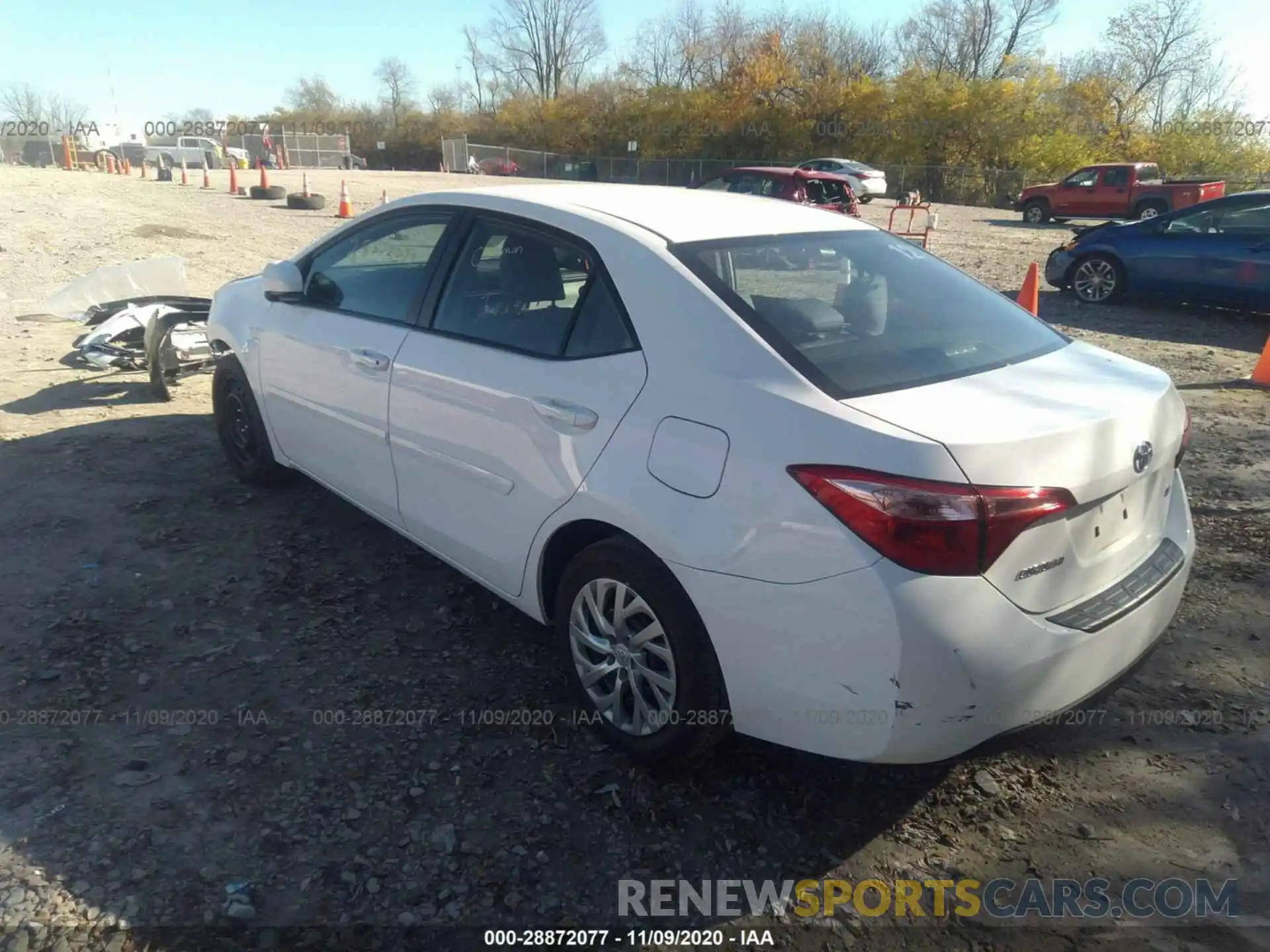 3 Photograph of a damaged car 2T1BURHE0KC128720 TOYOTA COROLLA 2019