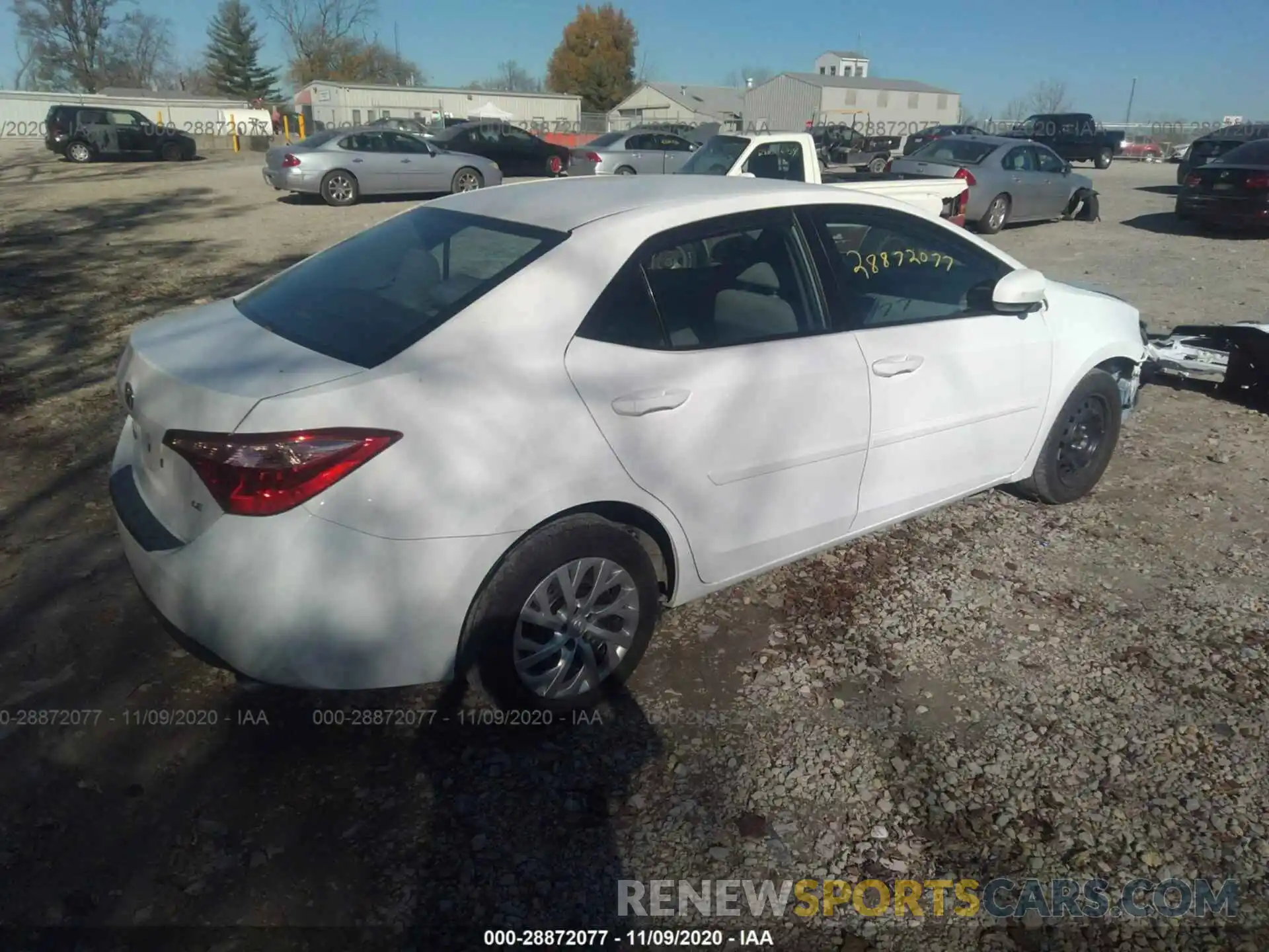 4 Photograph of a damaged car 2T1BURHE0KC128720 TOYOTA COROLLA 2019