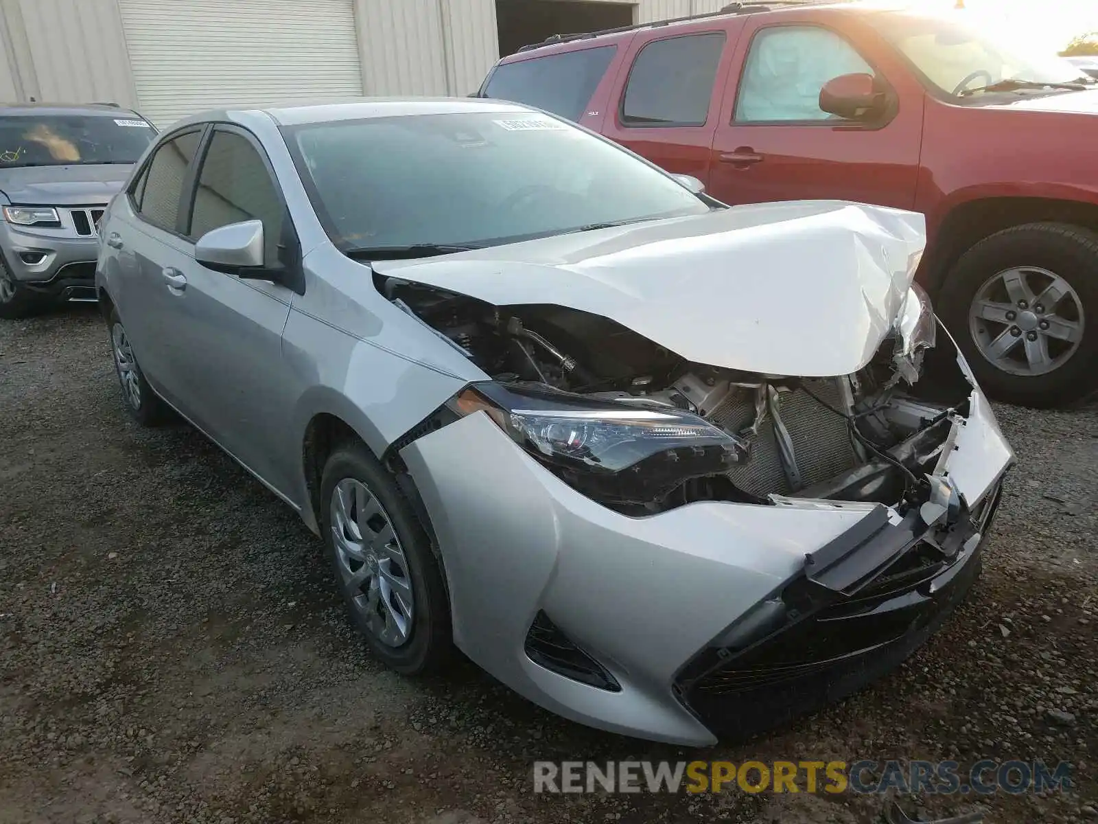 1 Photograph of a damaged car 2T1BURHE0KC128829 TOYOTA COROLLA 2019