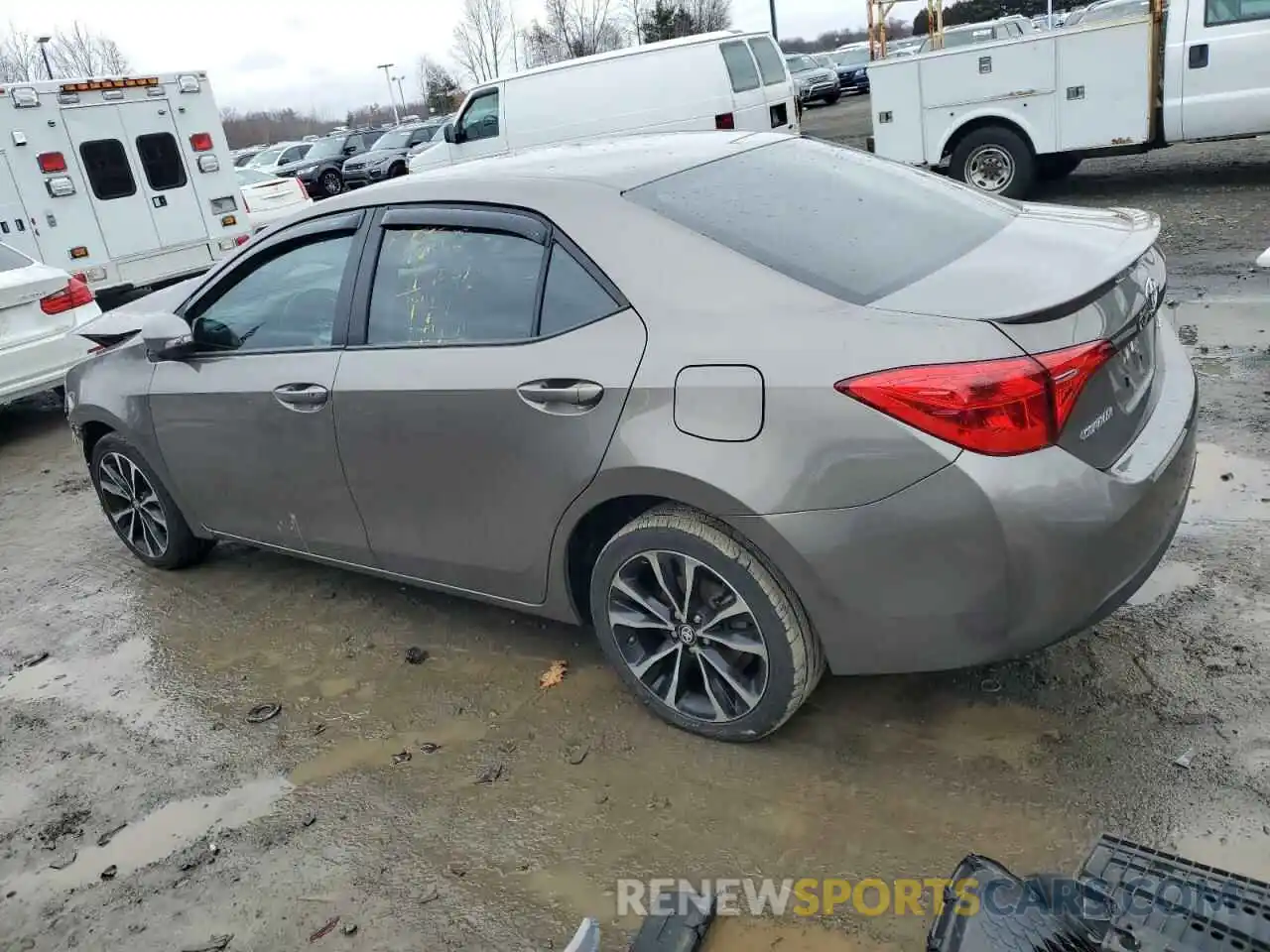 2 Photograph of a damaged car 2T1BURHE0KC128992 TOYOTA COROLLA 2019