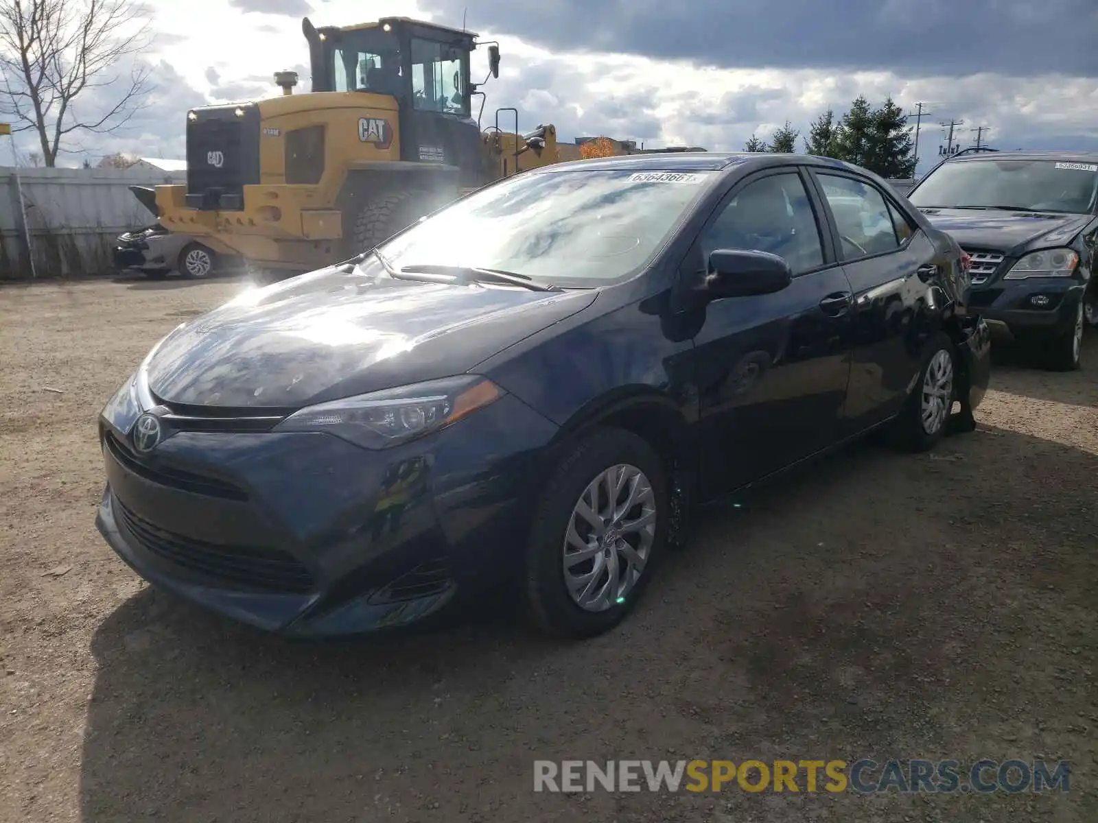 2 Photograph of a damaged car 2T1BURHE0KC129804 TOYOTA COROLLA 2019