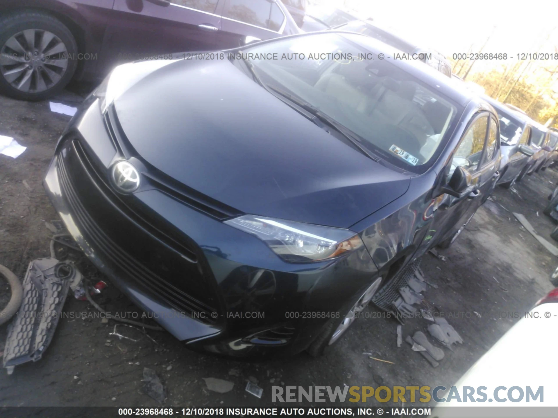 2 Photograph of a damaged car 2T1BURHE0KC130032 TOYOTA COROLLA 2019