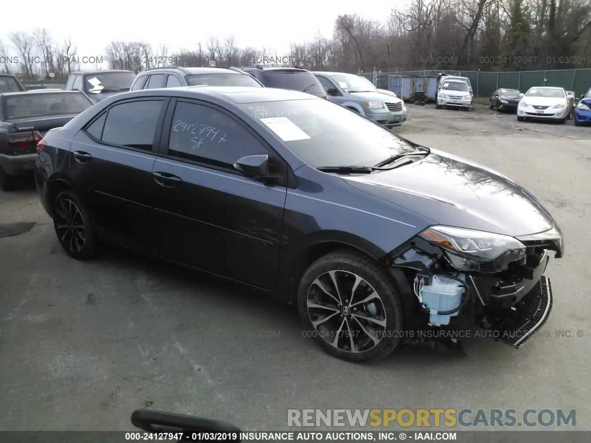 1 Photograph of a damaged car 2T1BURHE0KC131102 TOYOTA COROLLA 2019