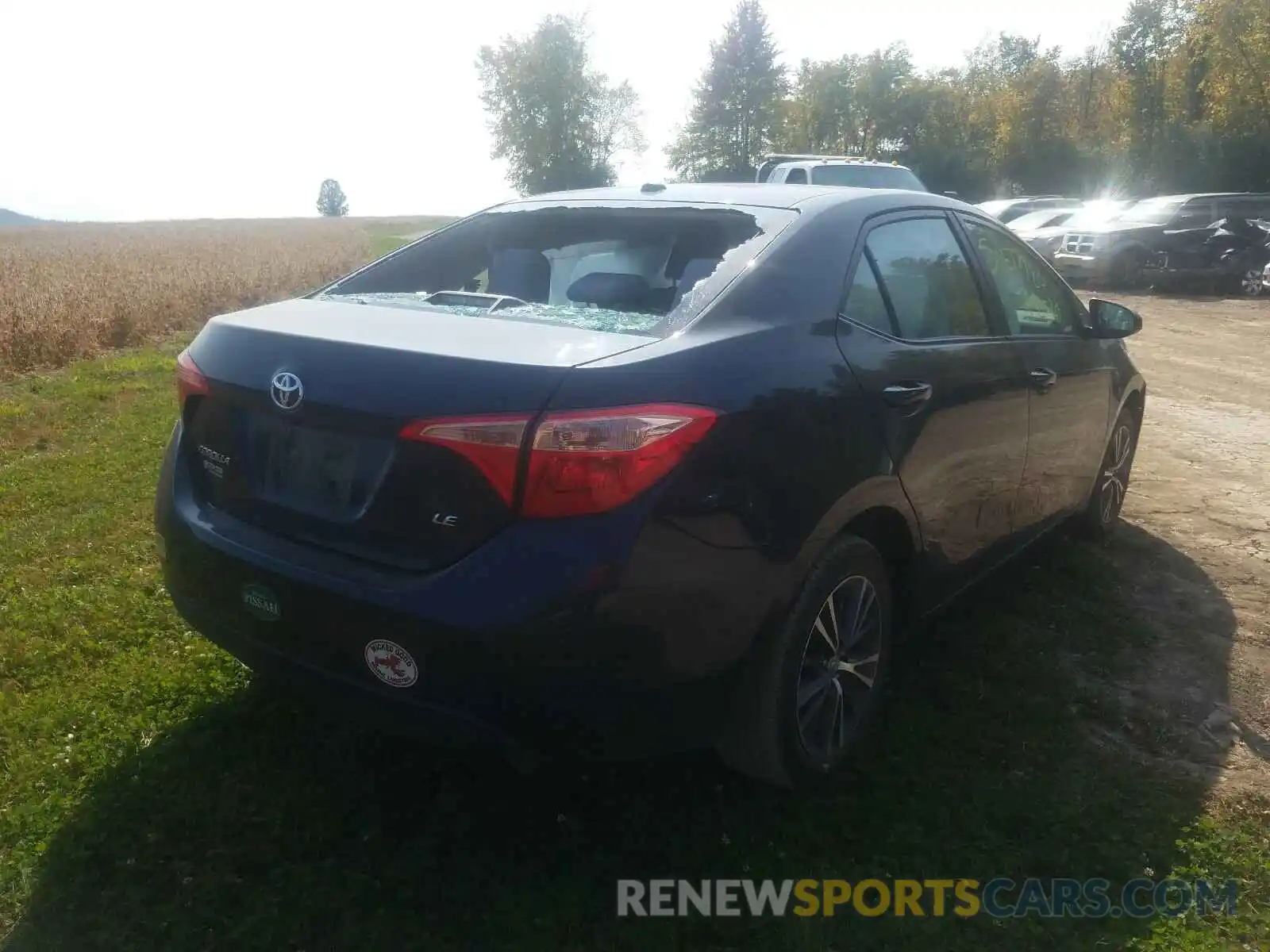 4 Photograph of a damaged car 2T1BURHE0KC131679 TOYOTA COROLLA 2019