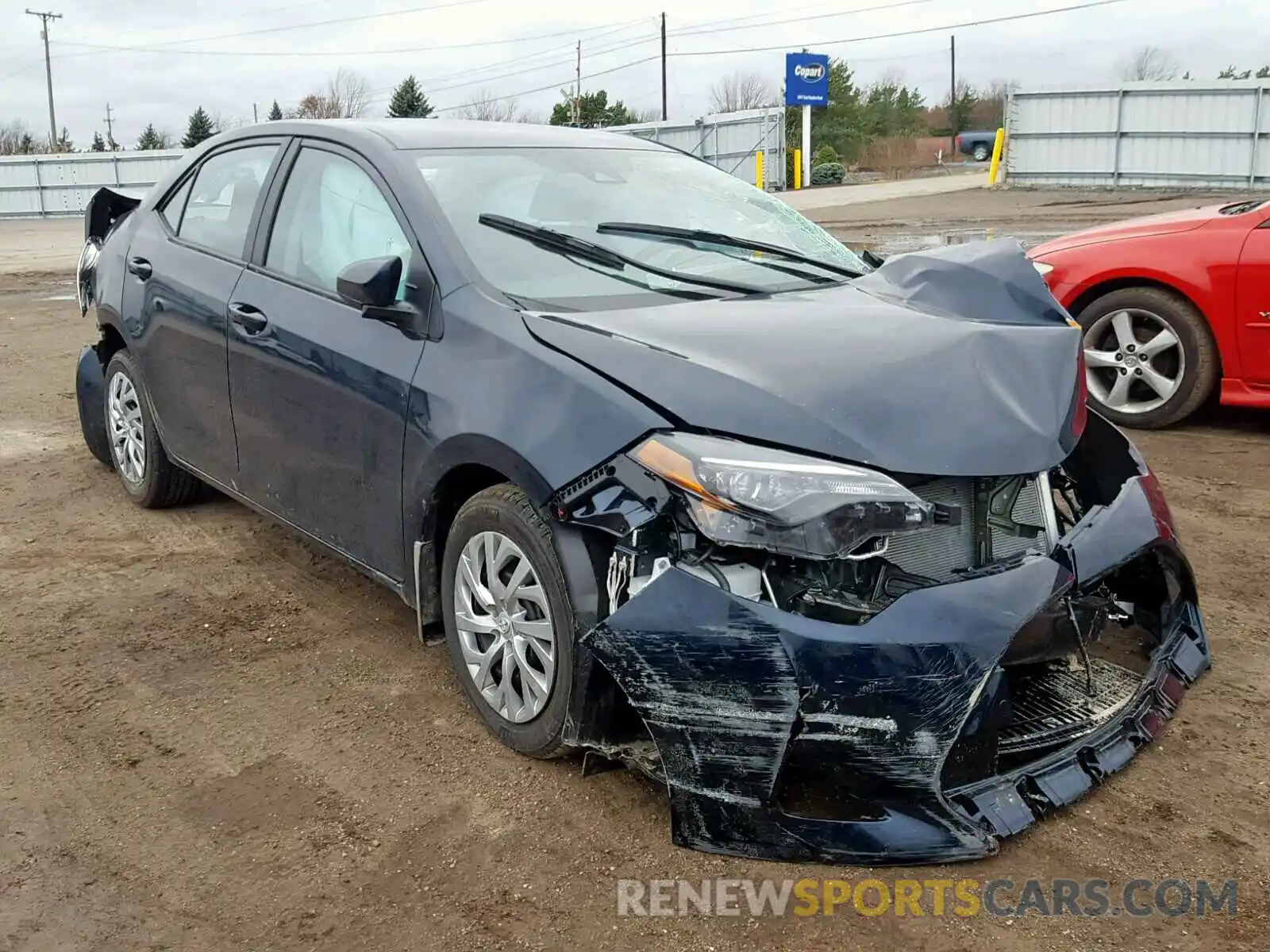 1 Photograph of a damaged car 2T1BURHE0KC132119 TOYOTA COROLLA 2019