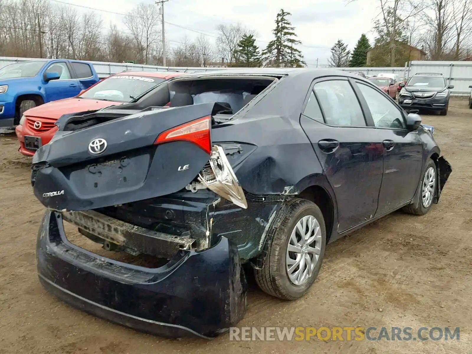 4 Photograph of a damaged car 2T1BURHE0KC132119 TOYOTA COROLLA 2019