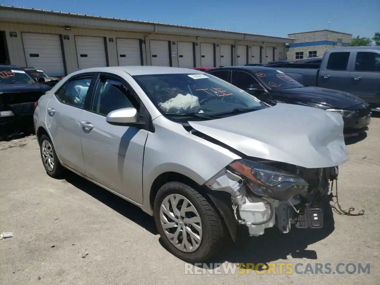 1 Photograph of a damaged car 2T1BURHE0KC132279 TOYOTA COROLLA 2019