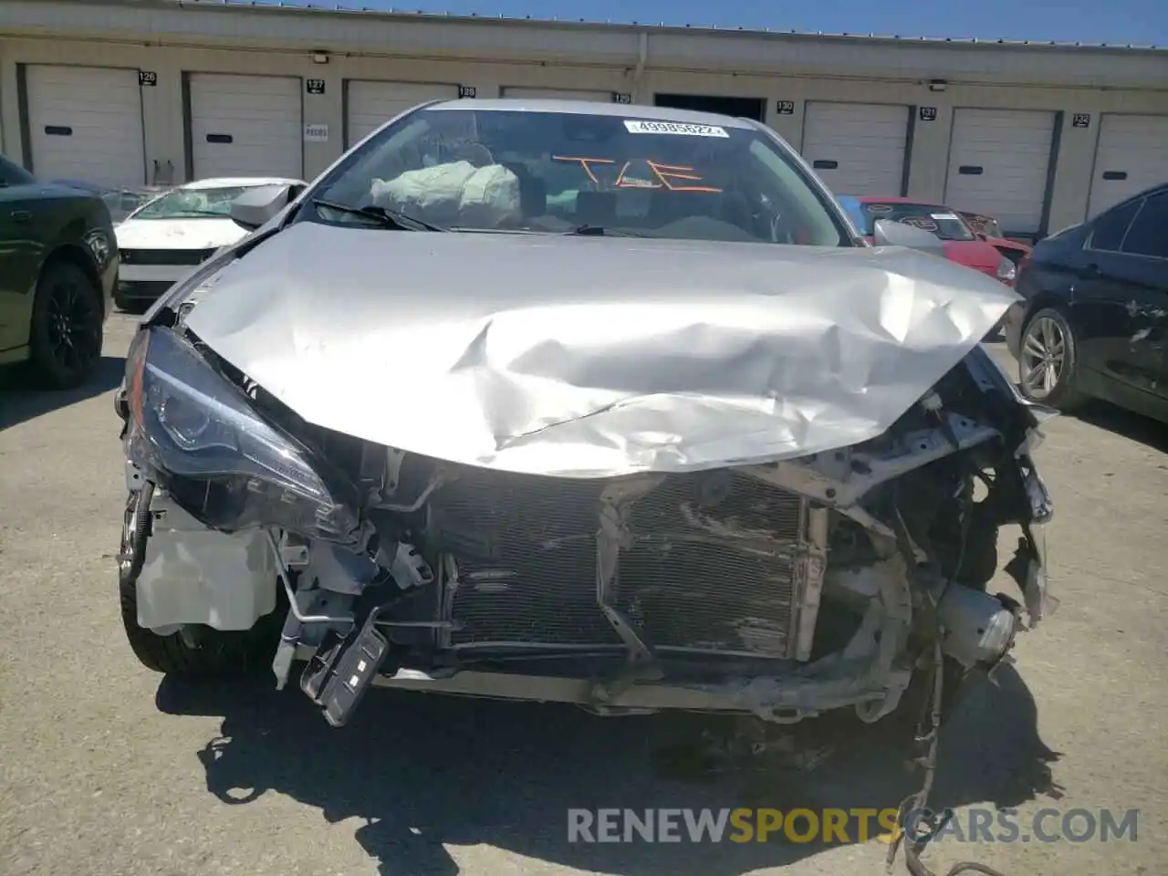 9 Photograph of a damaged car 2T1BURHE0KC132279 TOYOTA COROLLA 2019