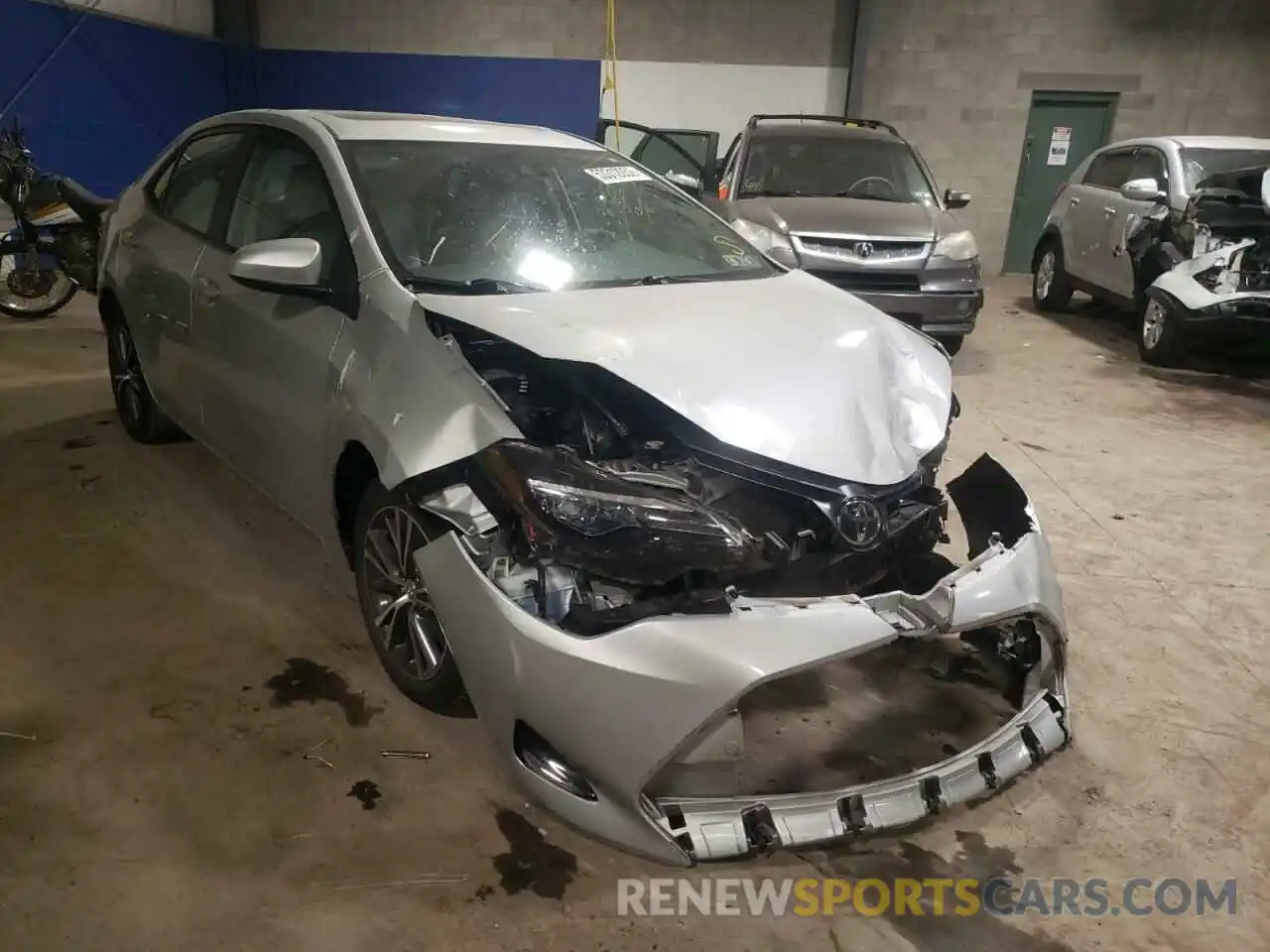 1 Photograph of a damaged car 2T1BURHE0KC132458 TOYOTA COROLLA 2019