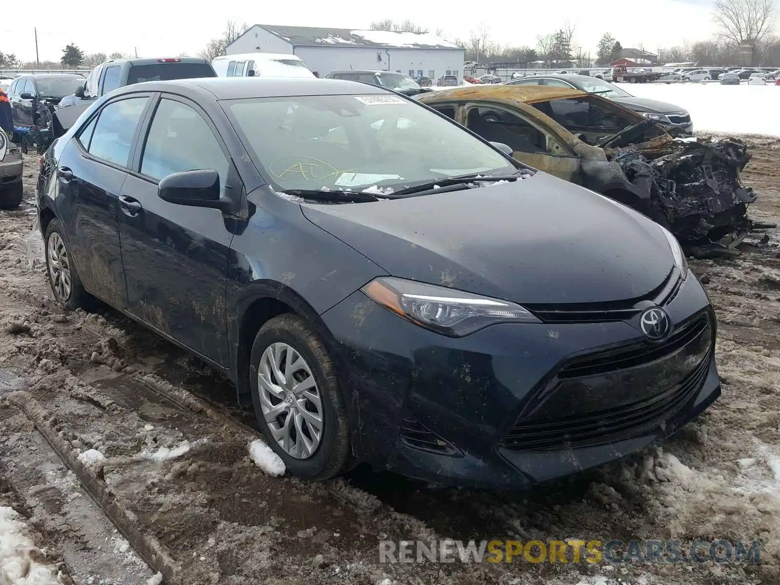 1 Photograph of a damaged car 2T1BURHE0KC133013 TOYOTA COROLLA 2019