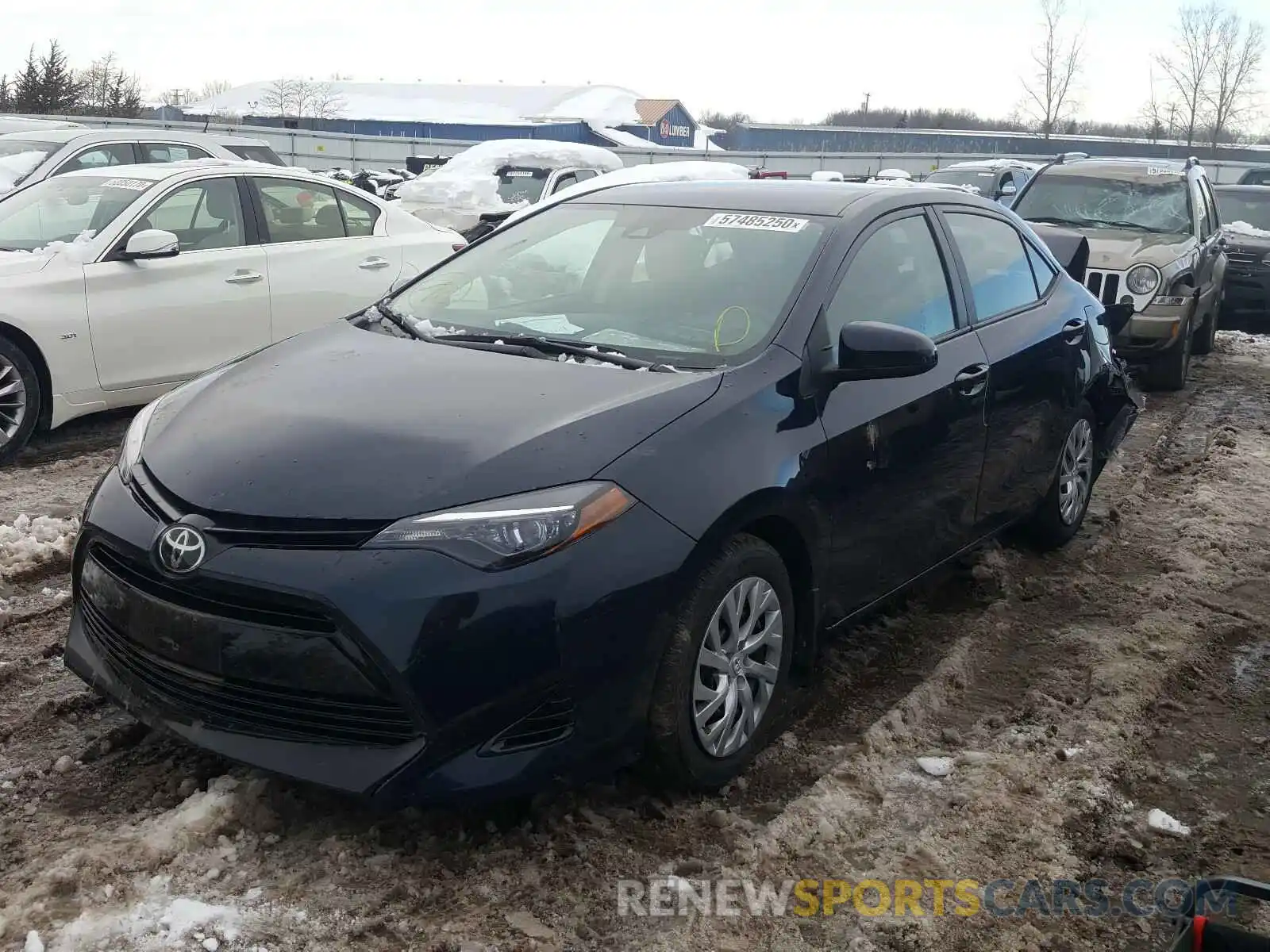 2 Photograph of a damaged car 2T1BURHE0KC133013 TOYOTA COROLLA 2019