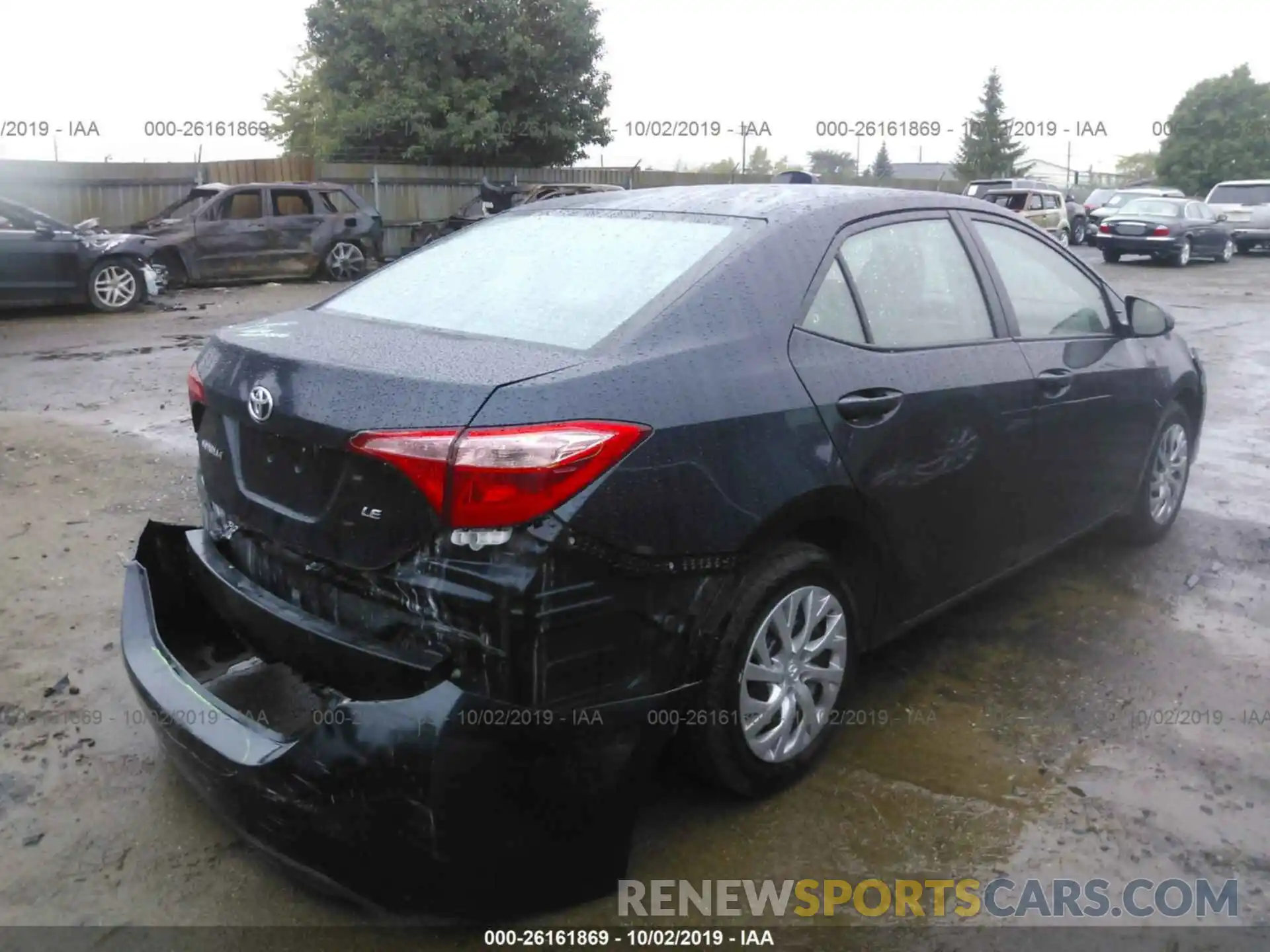 4 Photograph of a damaged car 2T1BURHE0KC133027 TOYOTA COROLLA 2019