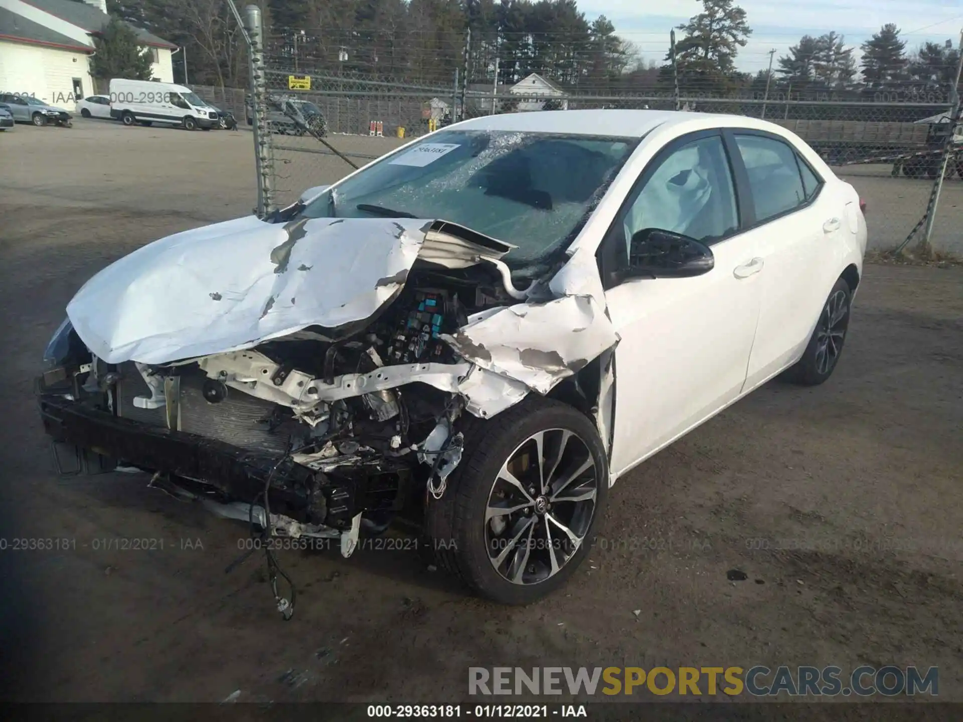 2 Photograph of a damaged car 2T1BURHE0KC134050 TOYOTA COROLLA 2019