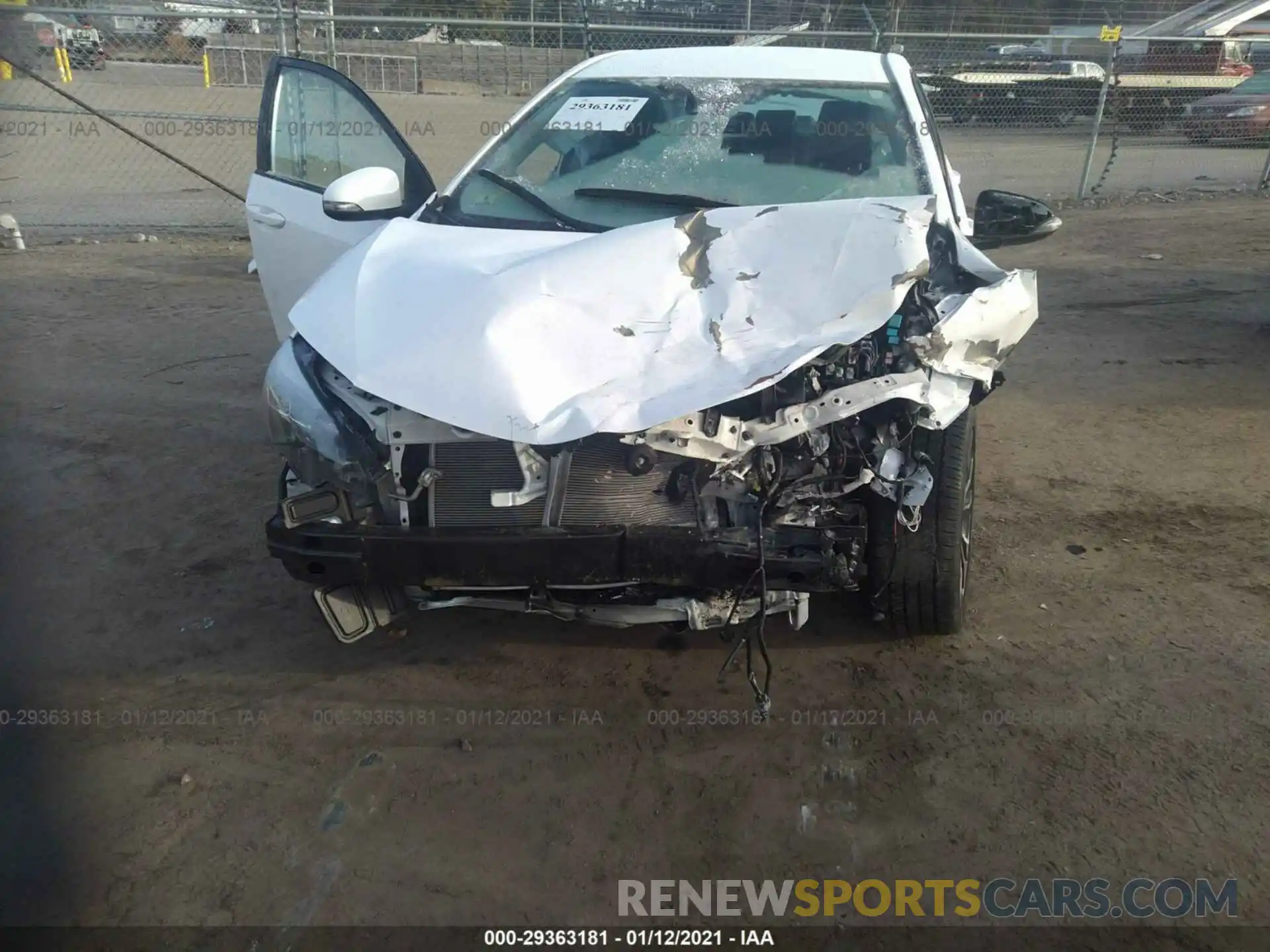 6 Photograph of a damaged car 2T1BURHE0KC134050 TOYOTA COROLLA 2019