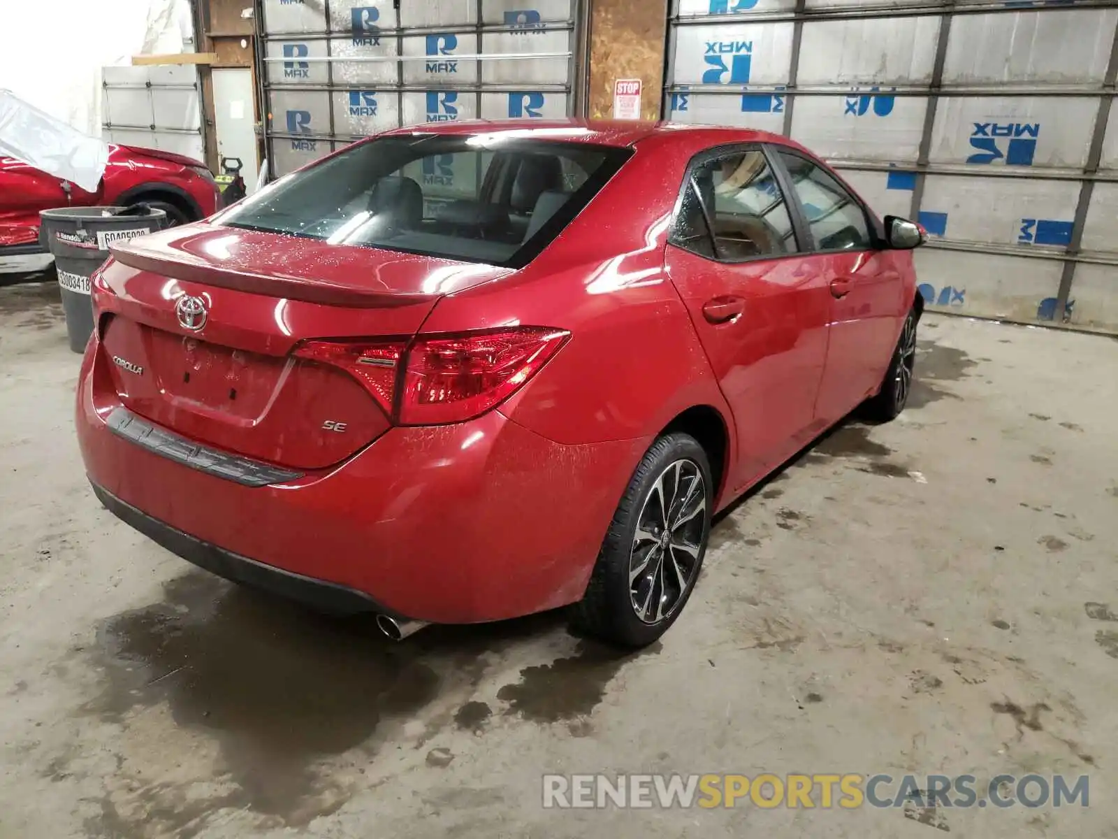 4 Photograph of a damaged car 2T1BURHE0KC134338 TOYOTA COROLLA 2019