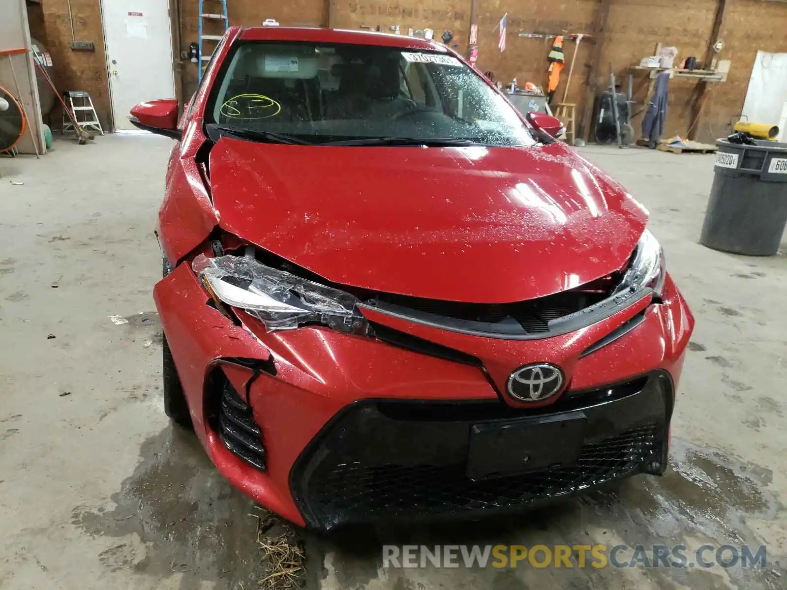 9 Photograph of a damaged car 2T1BURHE0KC134338 TOYOTA COROLLA 2019