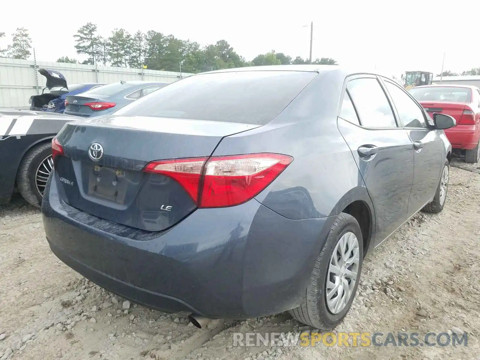 4 Photograph of a damaged car 2T1BURHE0KC134694 TOYOTA COROLLA 2019