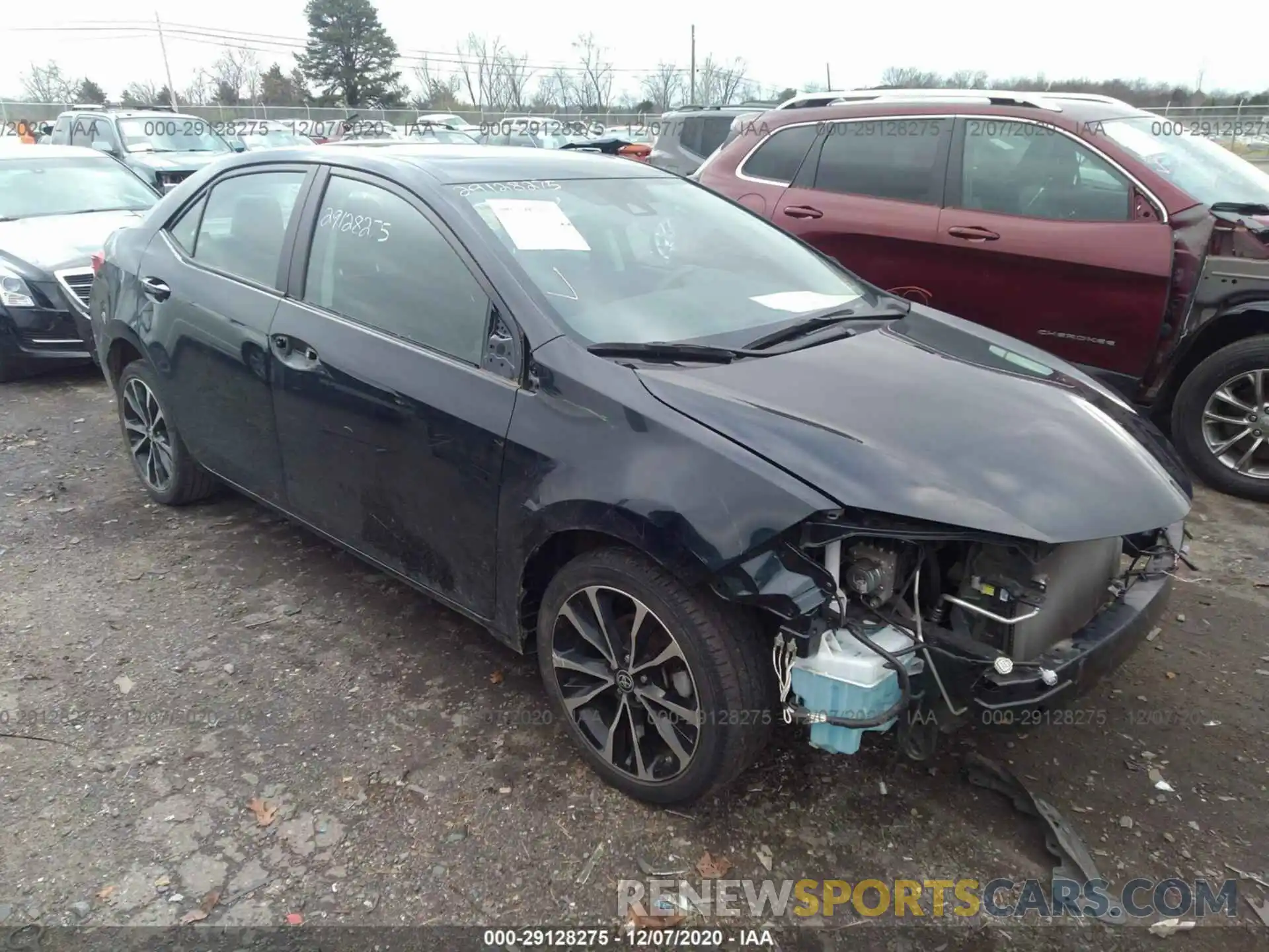 1 Photograph of a damaged car 2T1BURHE0KC135327 TOYOTA COROLLA 2019