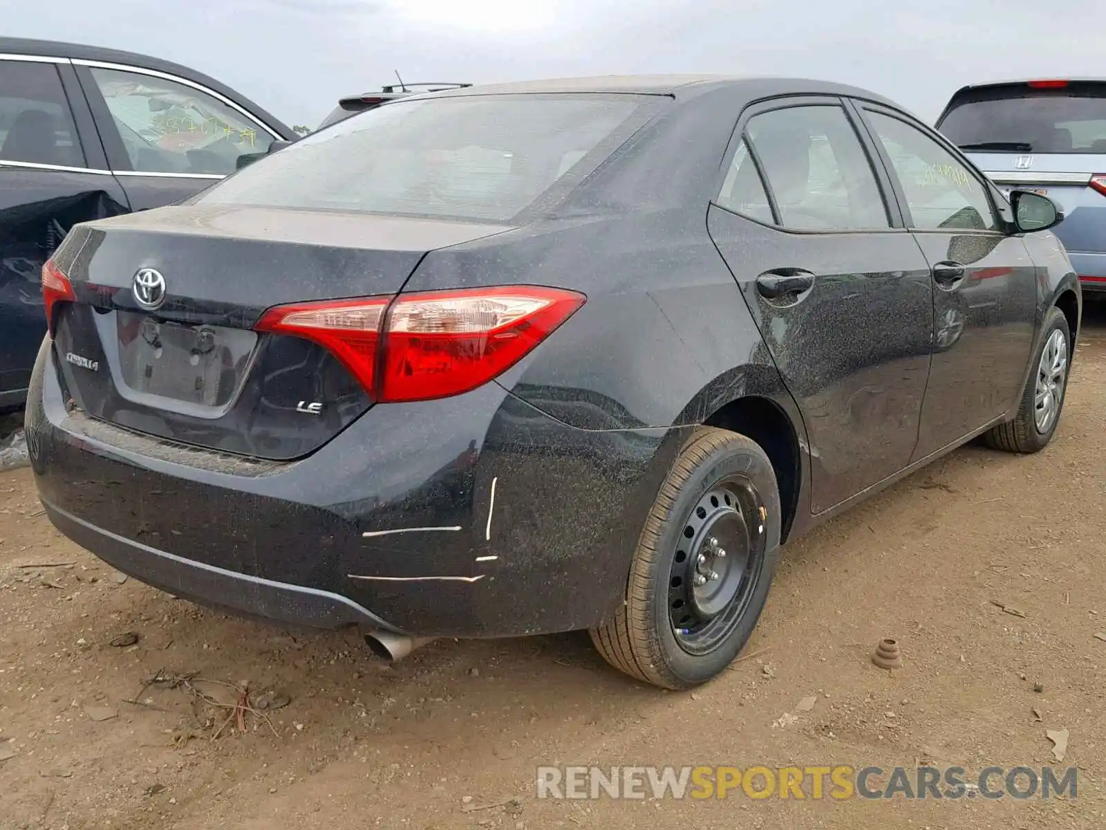 4 Photograph of a damaged car 2T1BURHE0KC135490 TOYOTA COROLLA 2019