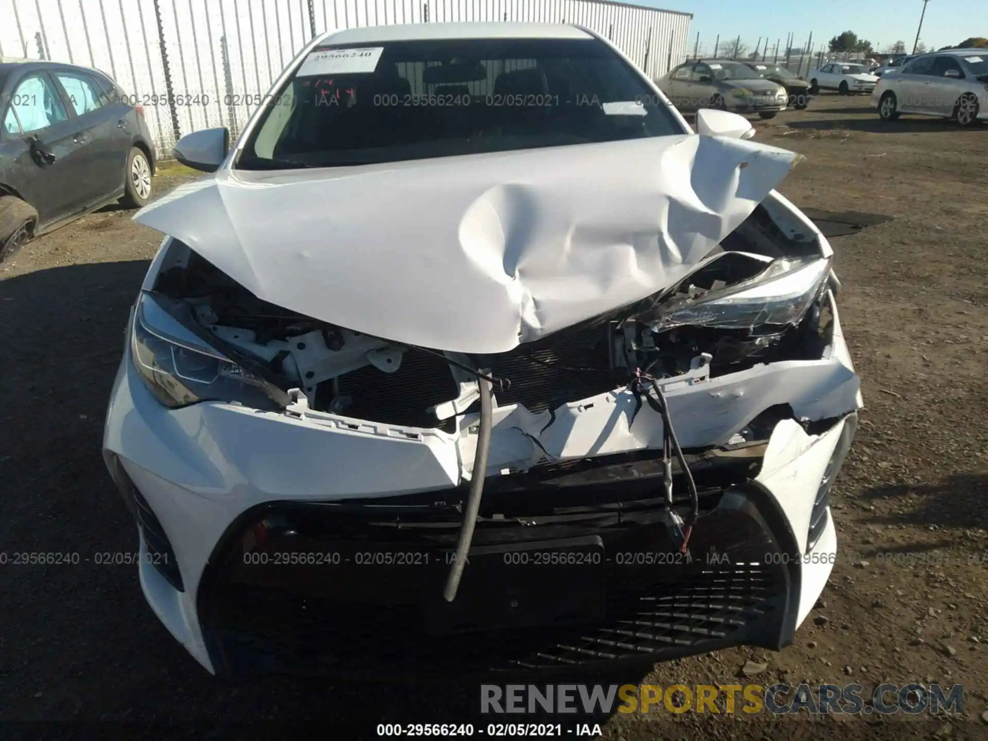 6 Photograph of a damaged car 2T1BURHE0KC135618 TOYOTA COROLLA 2019