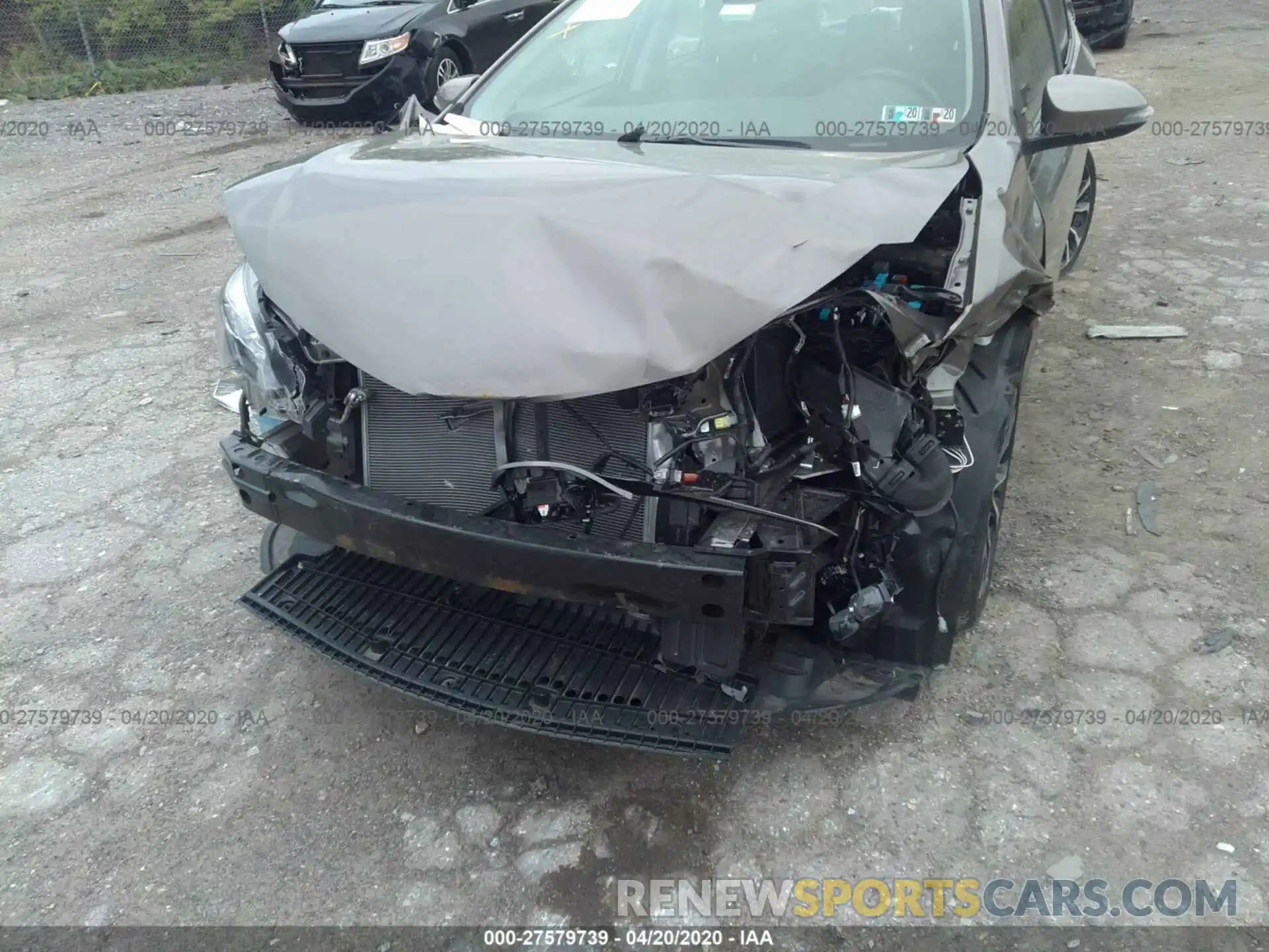 6 Photograph of a damaged car 2T1BURHE0KC135733 TOYOTA COROLLA 2019