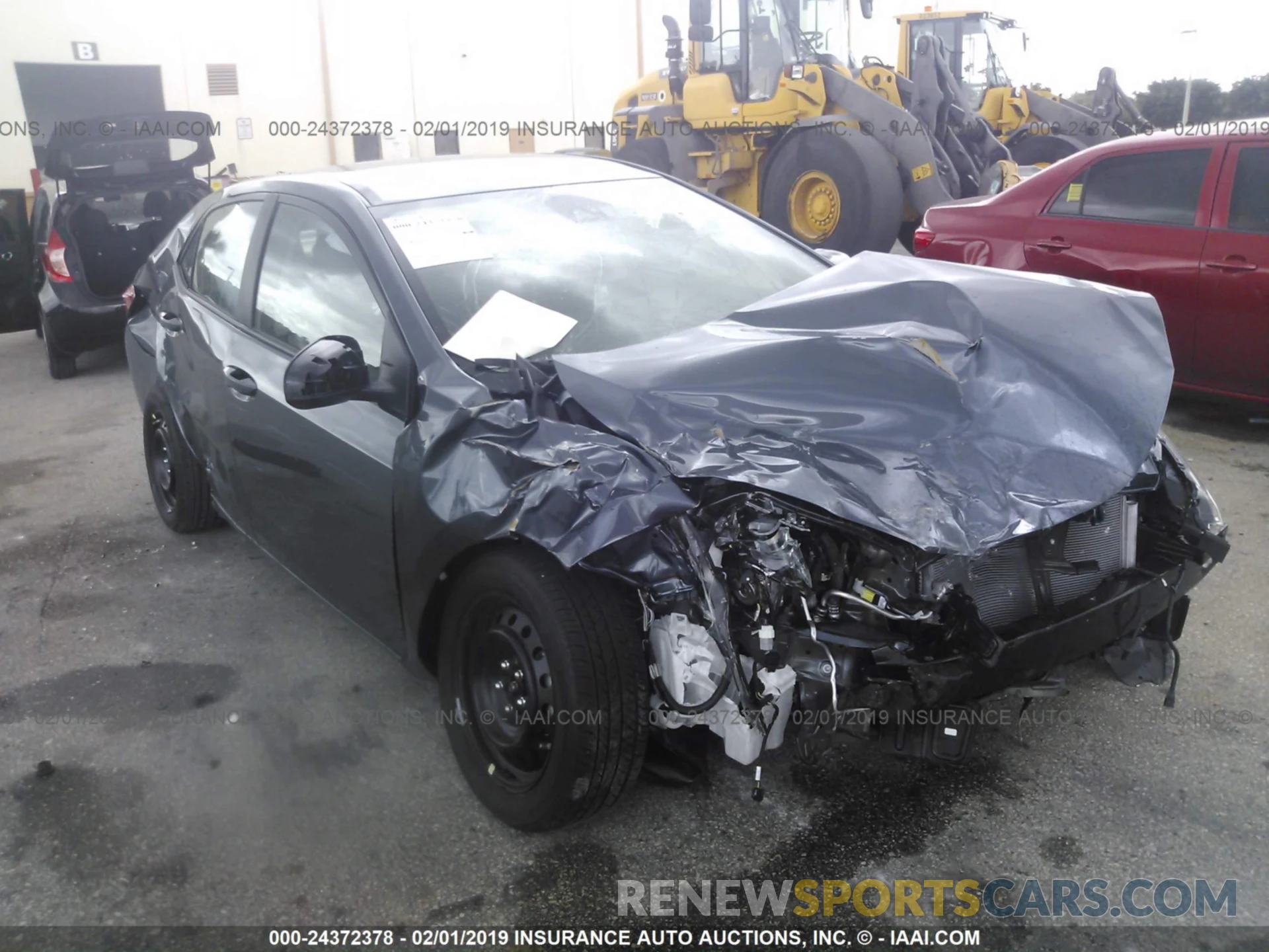 6 Photograph of a damaged car 2T1BURHE0KC136249 TOYOTA COROLLA 2019