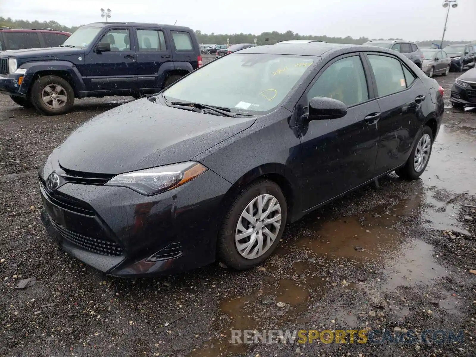 2 Photograph of a damaged car 2T1BURHE0KC136820 TOYOTA COROLLA 2019