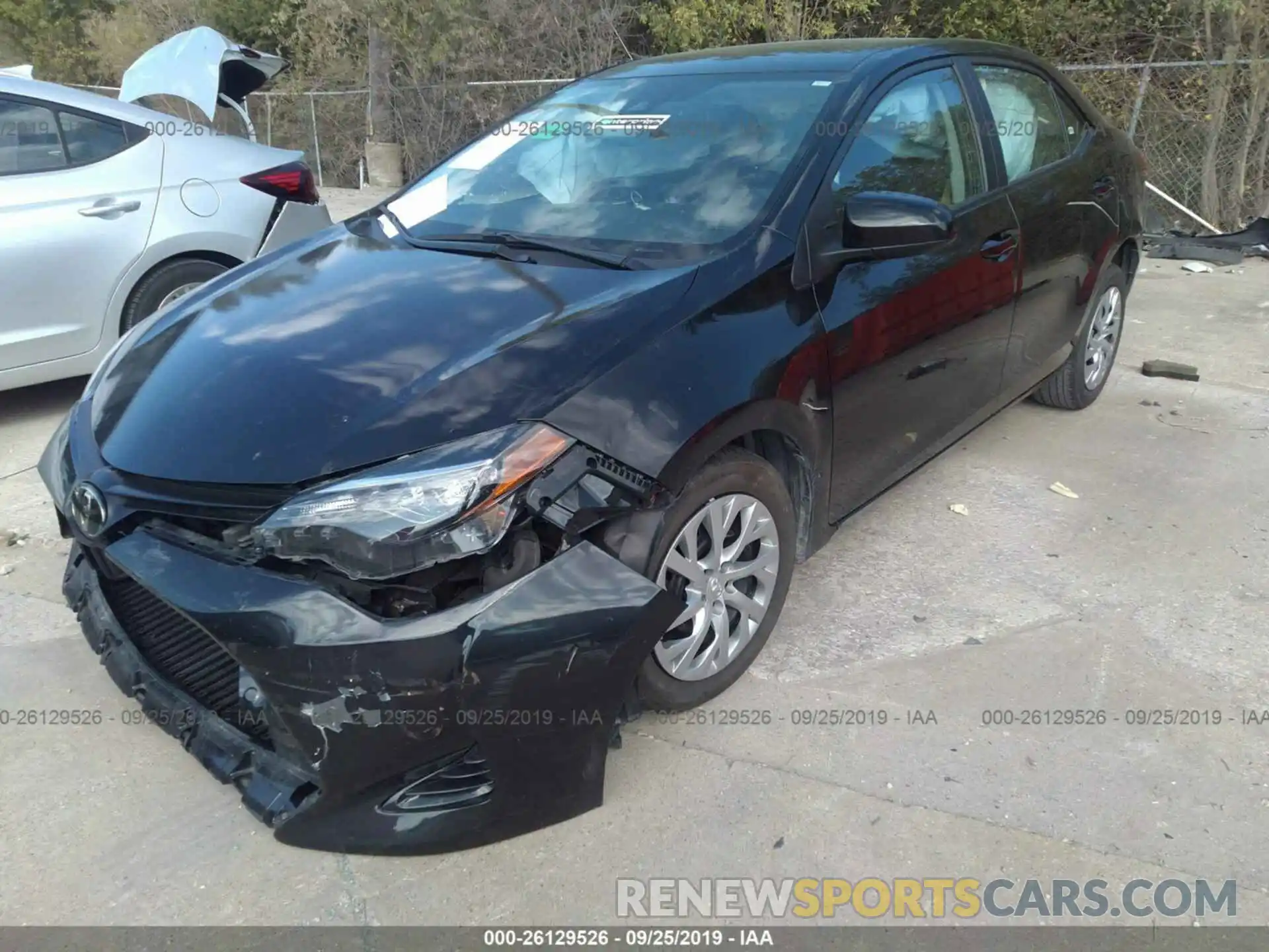 2 Photograph of a damaged car 2T1BURHE0KC137448 TOYOTA COROLLA 2019