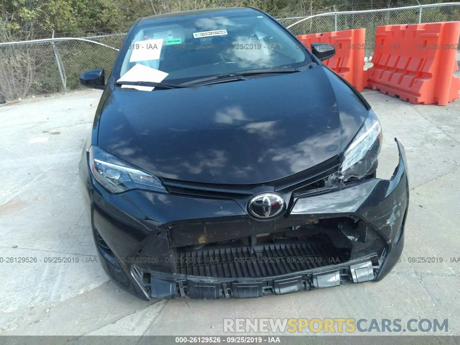 6 Photograph of a damaged car 2T1BURHE0KC137448 TOYOTA COROLLA 2019