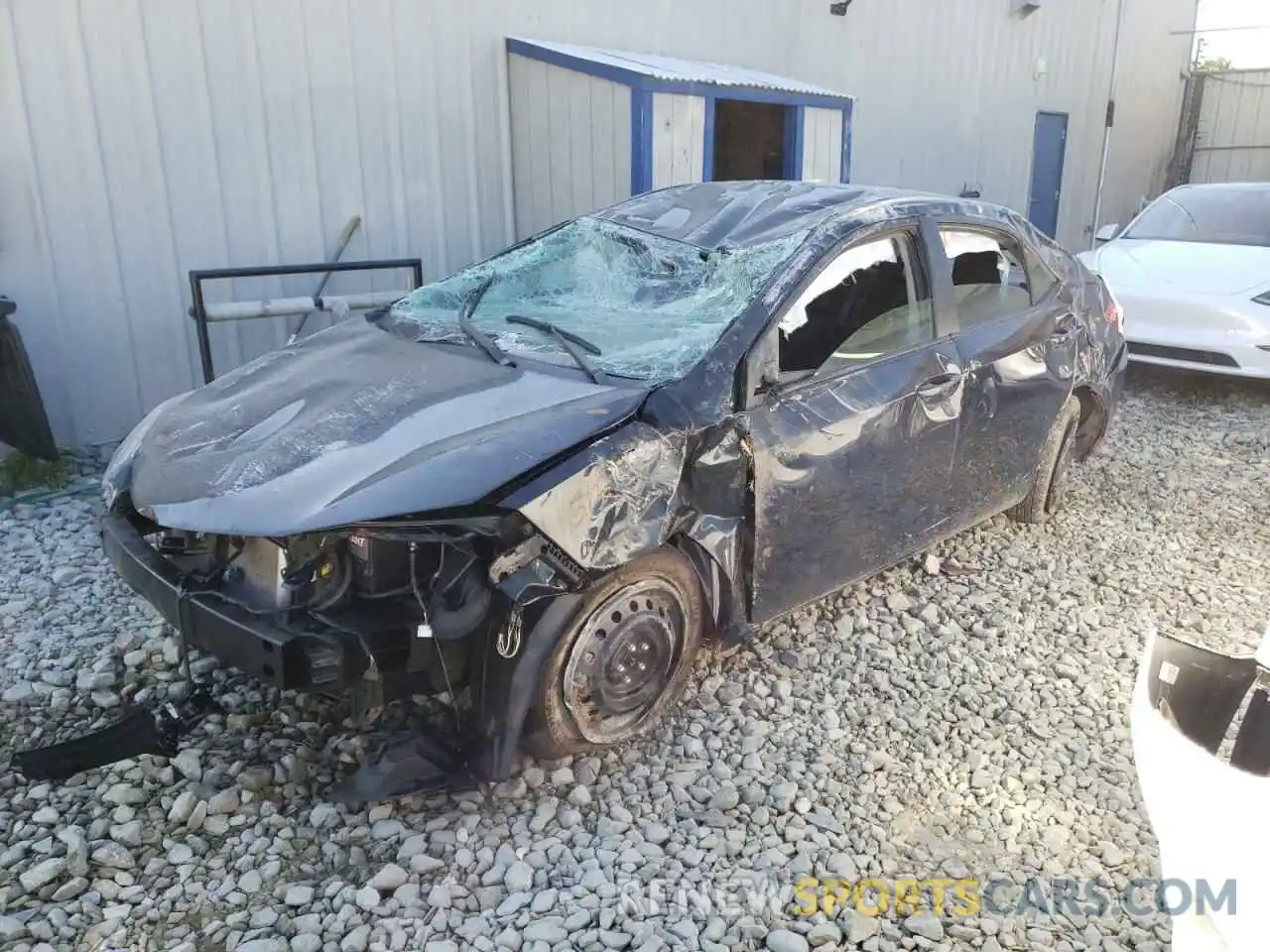 2 Photograph of a damaged car 2T1BURHE0KC137451 TOYOTA COROLLA 2019