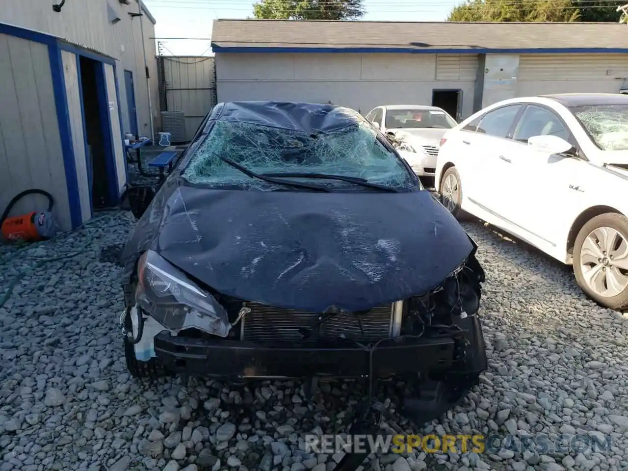 9 Photograph of a damaged car 2T1BURHE0KC137451 TOYOTA COROLLA 2019