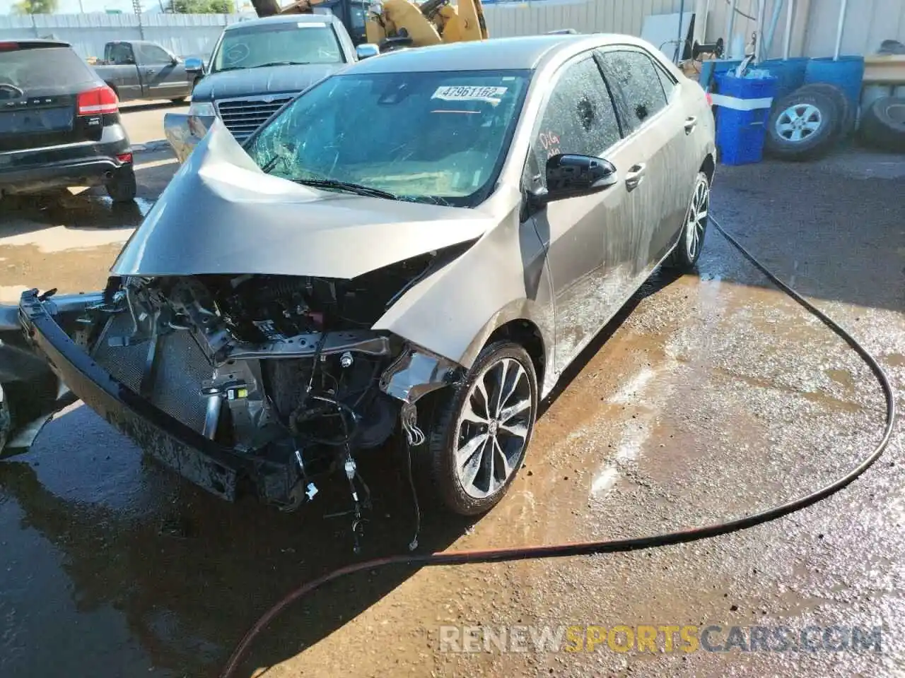 2 Photograph of a damaged car 2T1BURHE0KC137790 TOYOTA COROLLA 2019